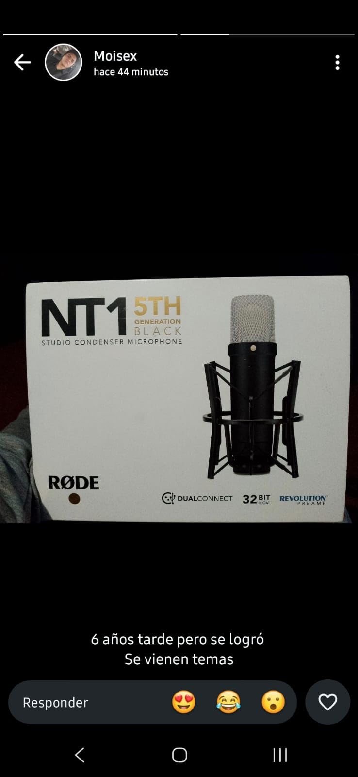 RØDE NT1 5th Gen Large-Diaphragm Studio Condenser Microphone - XLR & USB Outputs customer photo 1
