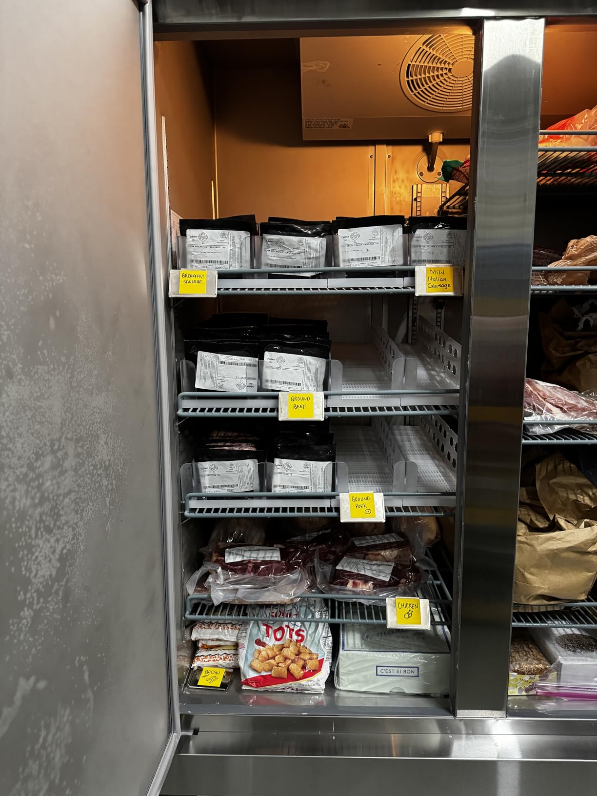 KoolMore Commercial Two Door Reach-in Freezer for Restaurant, Cafe, and Cold Food Storage, Stainless Steel Finish, Large 35 Cu. Ft. Capacity, Heavy Duty Kitchen Use (RIF-2D-SS35C), Silver customer photo 1