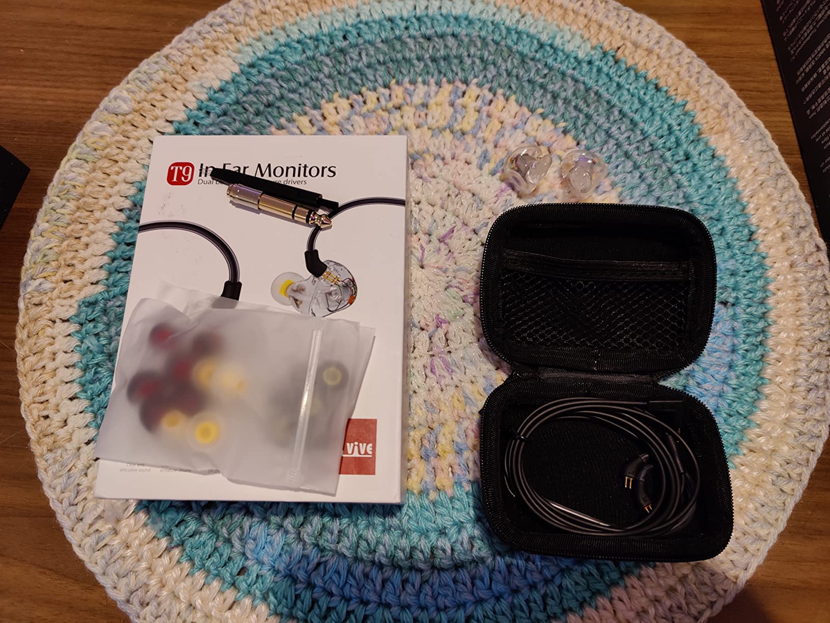Xvive T9 in-Ear Monitor Headphones Dual Knowles BA Drivers IEM for Studio, Band Rehearsal, Live Performance customer photo 1