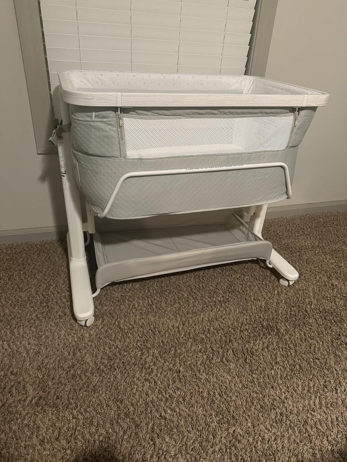 VaVaSoo Electric Rocking Bassinet for Baby | Automatic Rocks Itself 3 Speeds Auto Rolling Newborn Cradle 5 Height Adjustable with Music, Wheels, Storage, Dark Grey customer photo 1