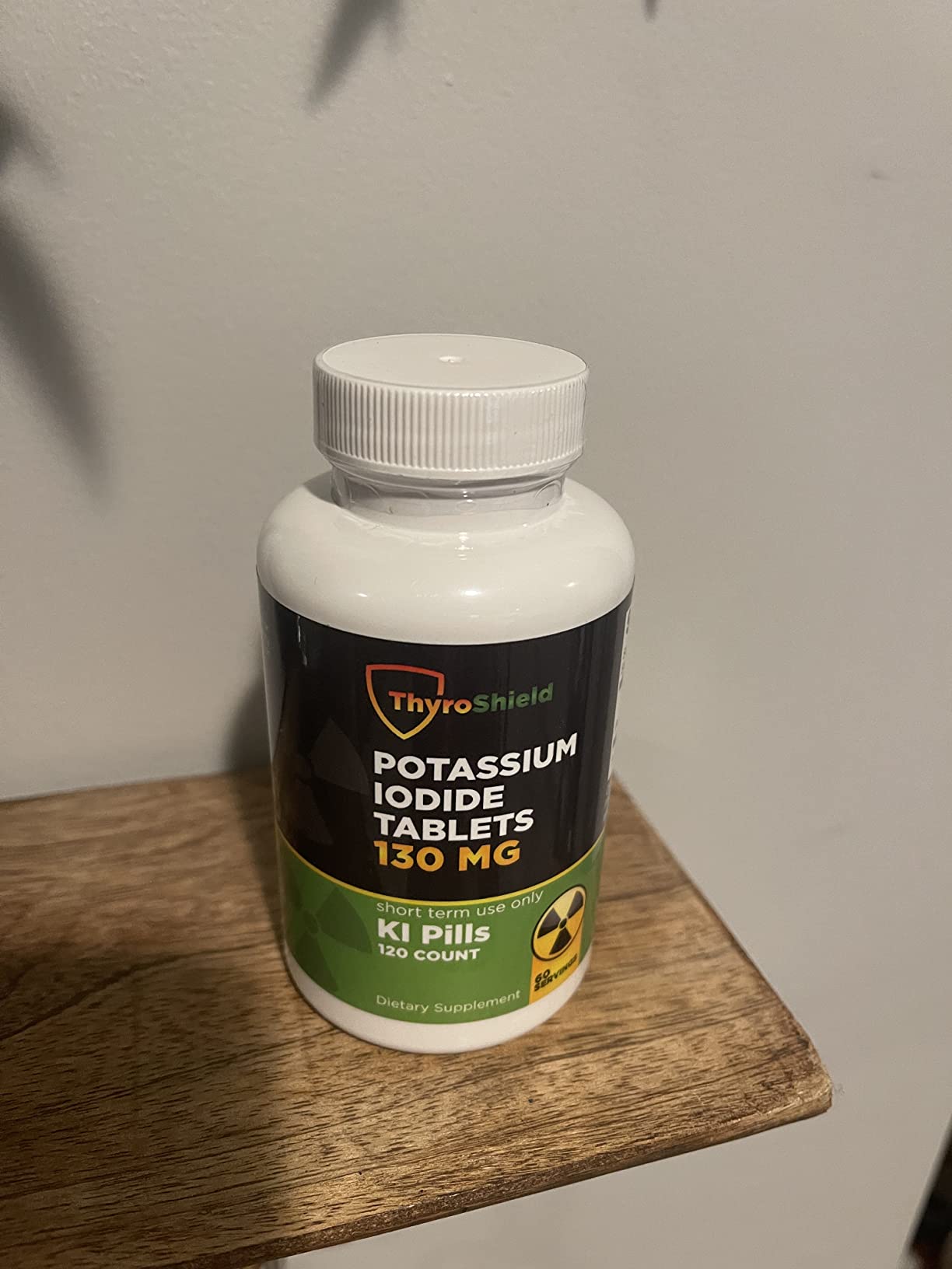 Potassium Iodide Tablets 130 mg, 120ct KI Tablets - Nuclear Radiation Protection, Made in USA - ThyroShield customer photo 1