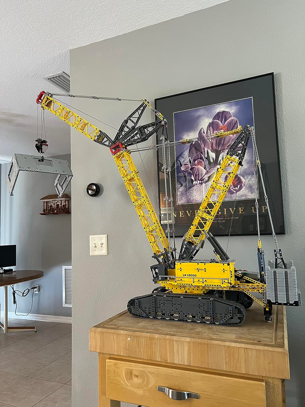 LEGO Technic Liebherr Crawler Crane LR 13000 Model Kit - Bedroom or Office Decor for Adults, Ages 18+ - Building Blocks for Adults to Display - Gift Ideas - 42146 customer photo 1