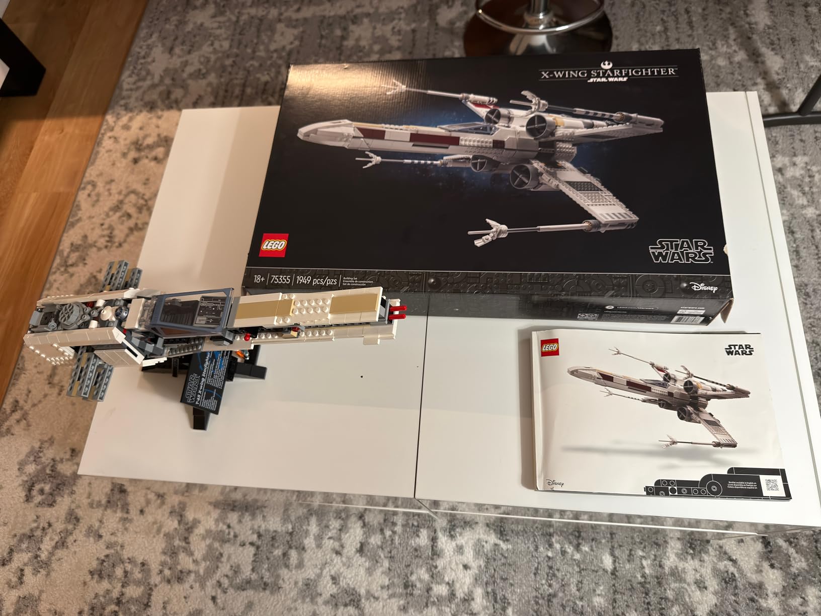 LEGO Star Wars Ultimate Collector Series X-Wing Starfighter Building Set for Adults, Star Wars Collectible for Build and Display with Luke Skywalker Minifigure, Fun Gift Idea for Fans, 75355 customer photo 1