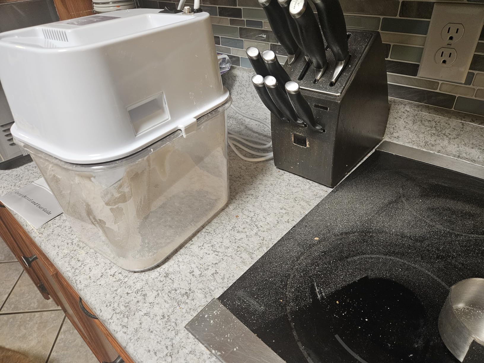 The Kitchen Mill - Electric Grain Mill - High Speed Wheat, Corn, & Grain Grinder, Flour Mill - Assembled in the USA customer photo 2