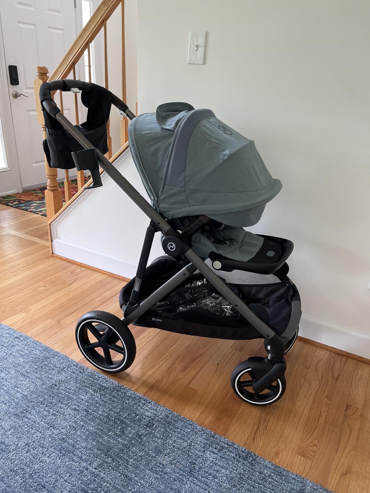 CYBEX Gazelle S All-in-One Modular Stroller - Moon Black, Silver Frame customer photo 2