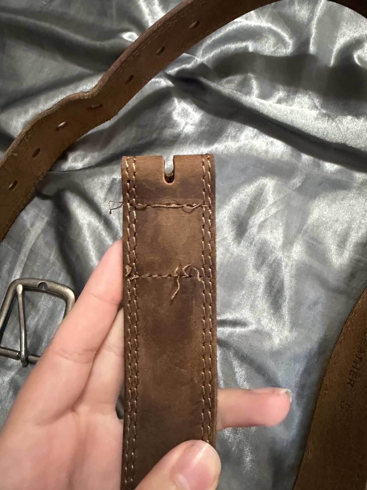 VATAN Men's Full Grain Leather Casual Every Day Jean Belt Handmade (35mm) | Genuine Leather Belts, 100% Cow Leather, Solid Buckle, Classic Style, Work Heavy Duty Belts, Dress Casual Belt, Gift Box customer photo 1