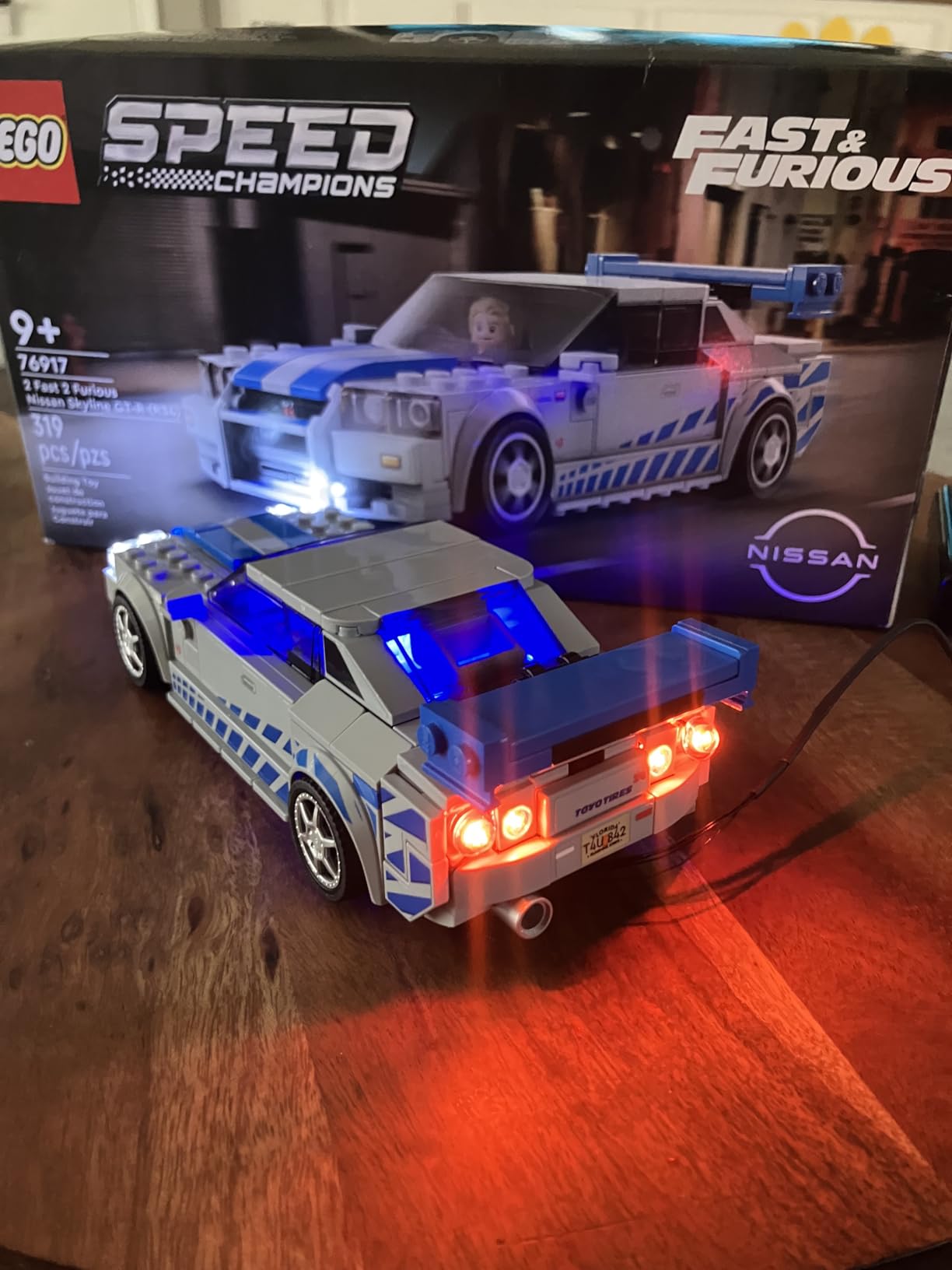 LIGHTAILING Light for Lego- 76917 2-Fast-2 Furious Nissan Skyline GT-R (R34) - Led Lighting Kit customer photo 2