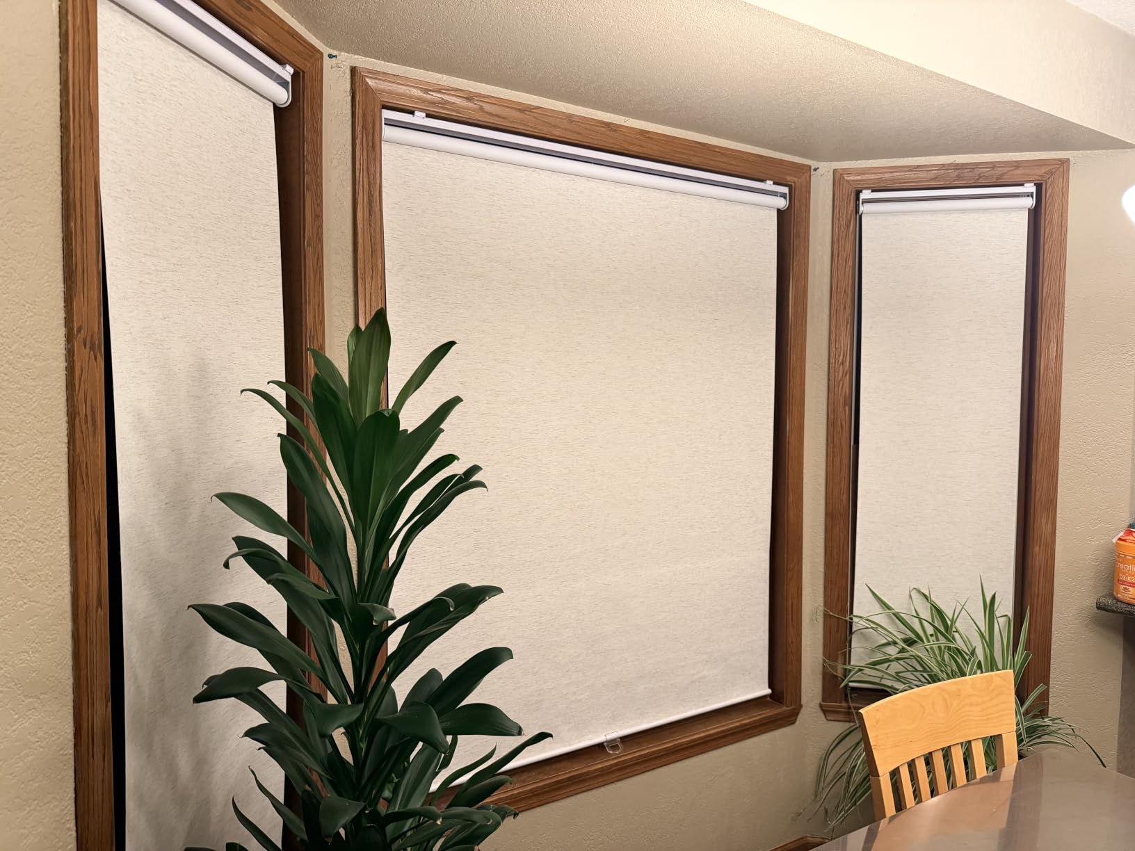 SUNOFF Blackout Cordless Roller Shades Blinds, 23