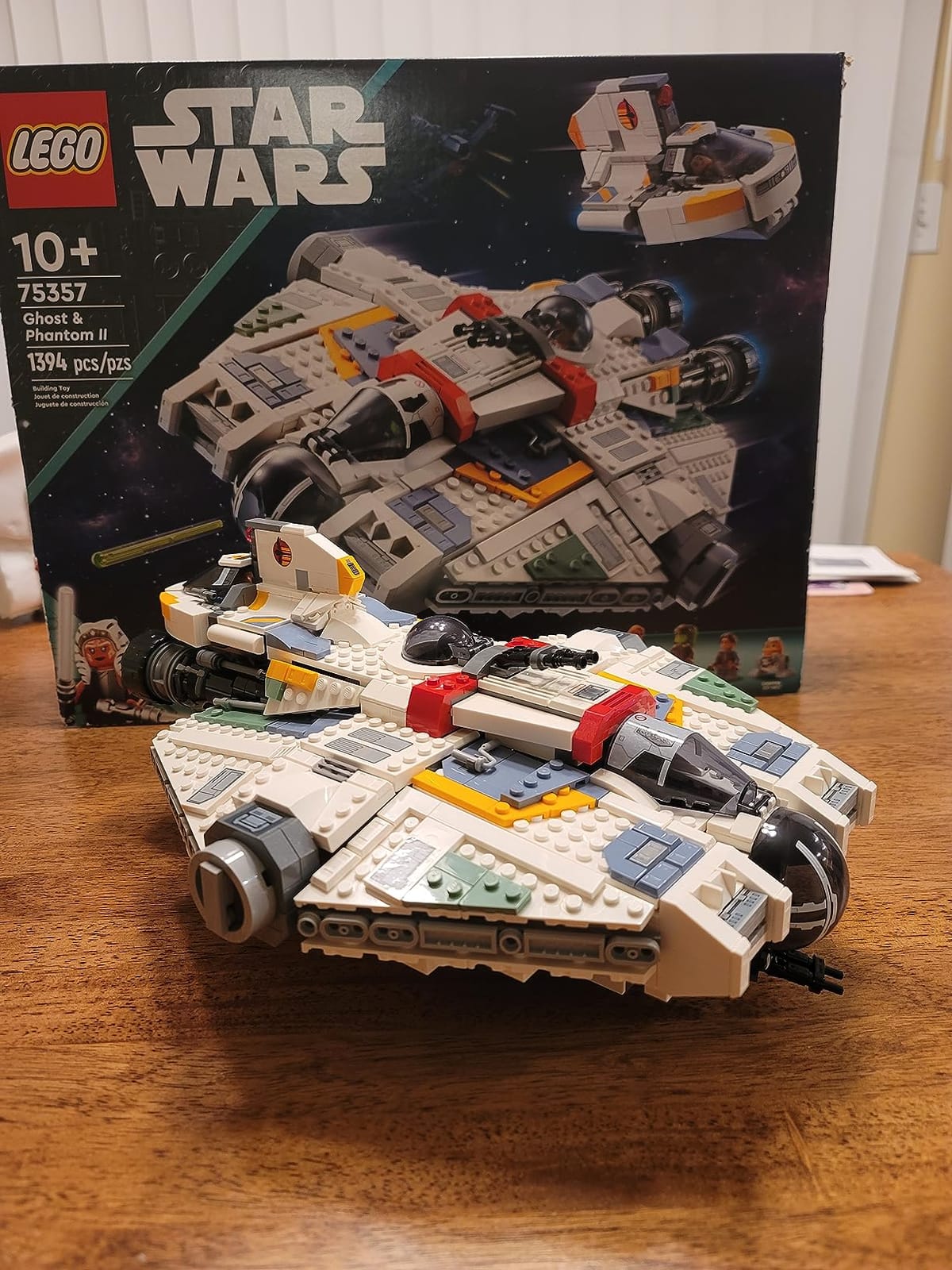 LEGO Star Wars Ahsoka Ghost and Phantom II Spaceship Toy - Star Wars Building Toys Set for Kids, Boys & Girls, Ages 10+ - Gifts for Birthdays - 5 Minifigures - 75357 customer photo 1