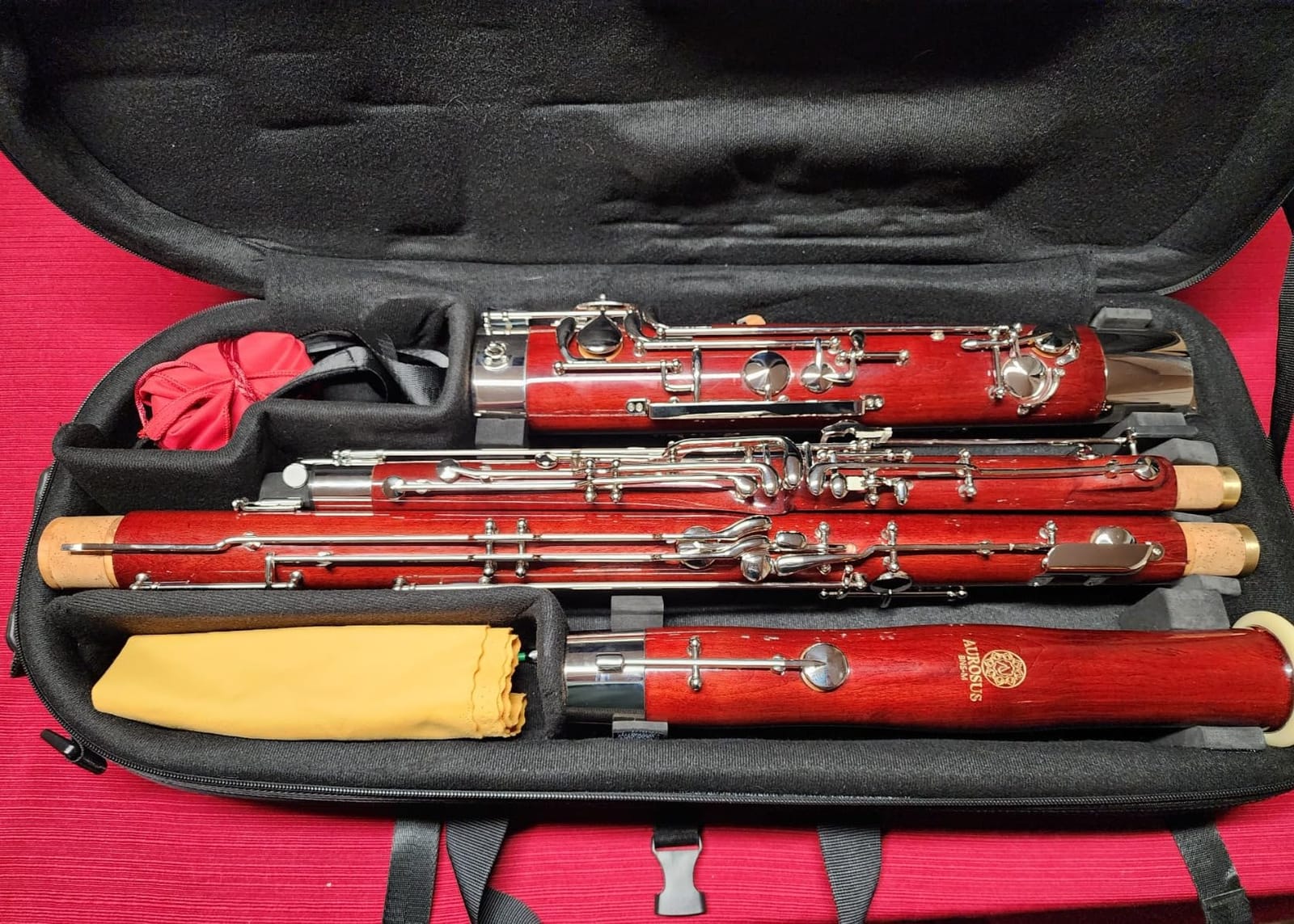 BNS-M c key student bassoon adult maple wood bassoon instruments | german silver plated whisper lock mechanism woodwind with high grade protective case accessories for intermediate players customer photo 1