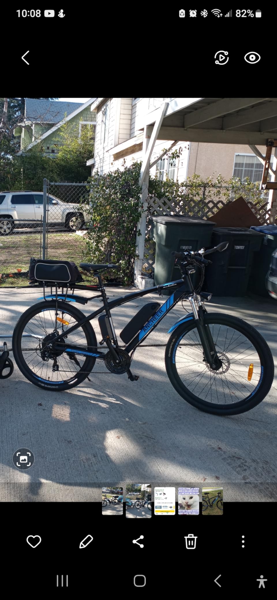 ANCHEER 27.5'' Electric Bike 500W(Peak 750W) Electric Mountain Bike, 55 Miles Range & 22 MPH, 3H Fast Charge, 48V/10.4Ah Removable Battery, Electric Bike for Adult 21 Speed customer photo 2