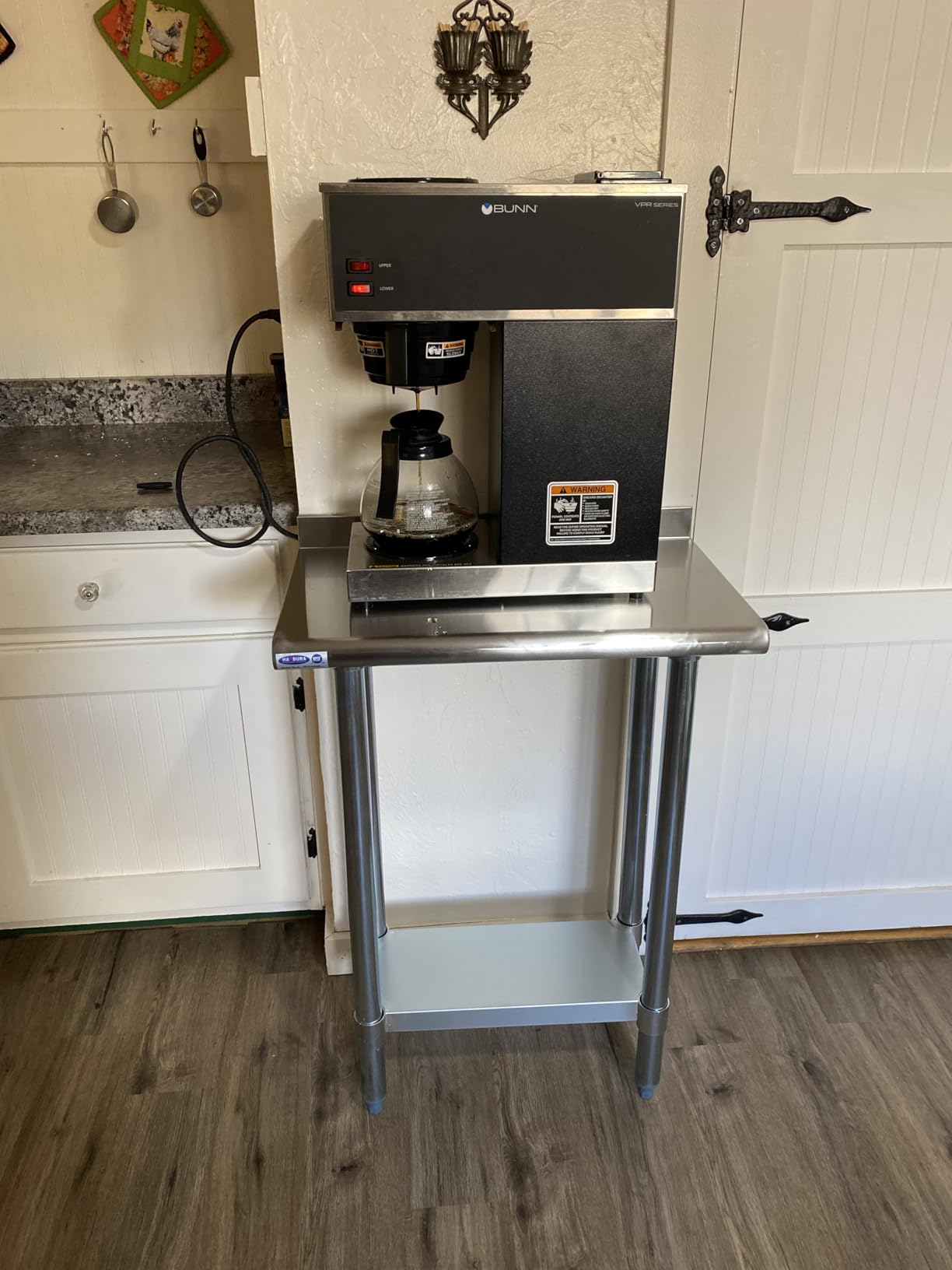 HARDURA Stainless Steel Prep & Work Table 24 x 60 Inches Backsplash | NSF, Heavy Duty Commercial, Undershelf, for Restaurant Kitchen Home and Hotel customer photo 1