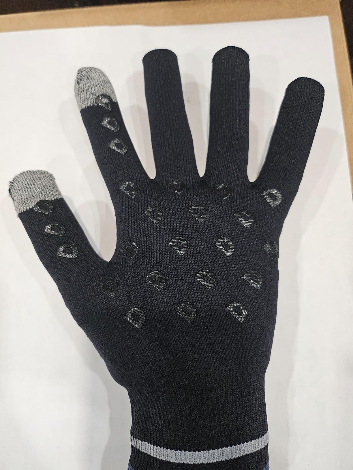 HYLA Waterproof Wool Blend Gloves, Touchscreen, Non-Slip Grip | Waterproof Breathable, Warm Wool Lining, Touchscreen Fingertips, Snug All-Weather Fit customer photo 1