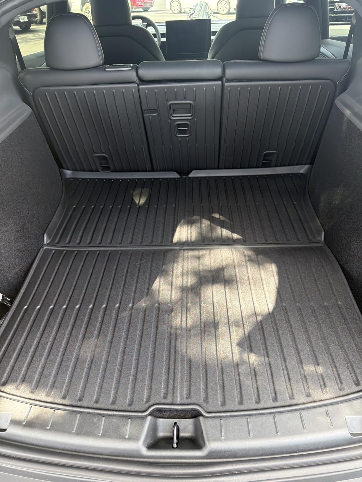 SUPER LINER Tesla Model Y Floor Mats 2025 2026 11-Piece Set TPE Material | Custom Fit All-Weather | Model Y Juniper Floor Mats Back Seat Protector, Cargo Liner, Trunk & Interior Accessories 5-seat customer photo 2