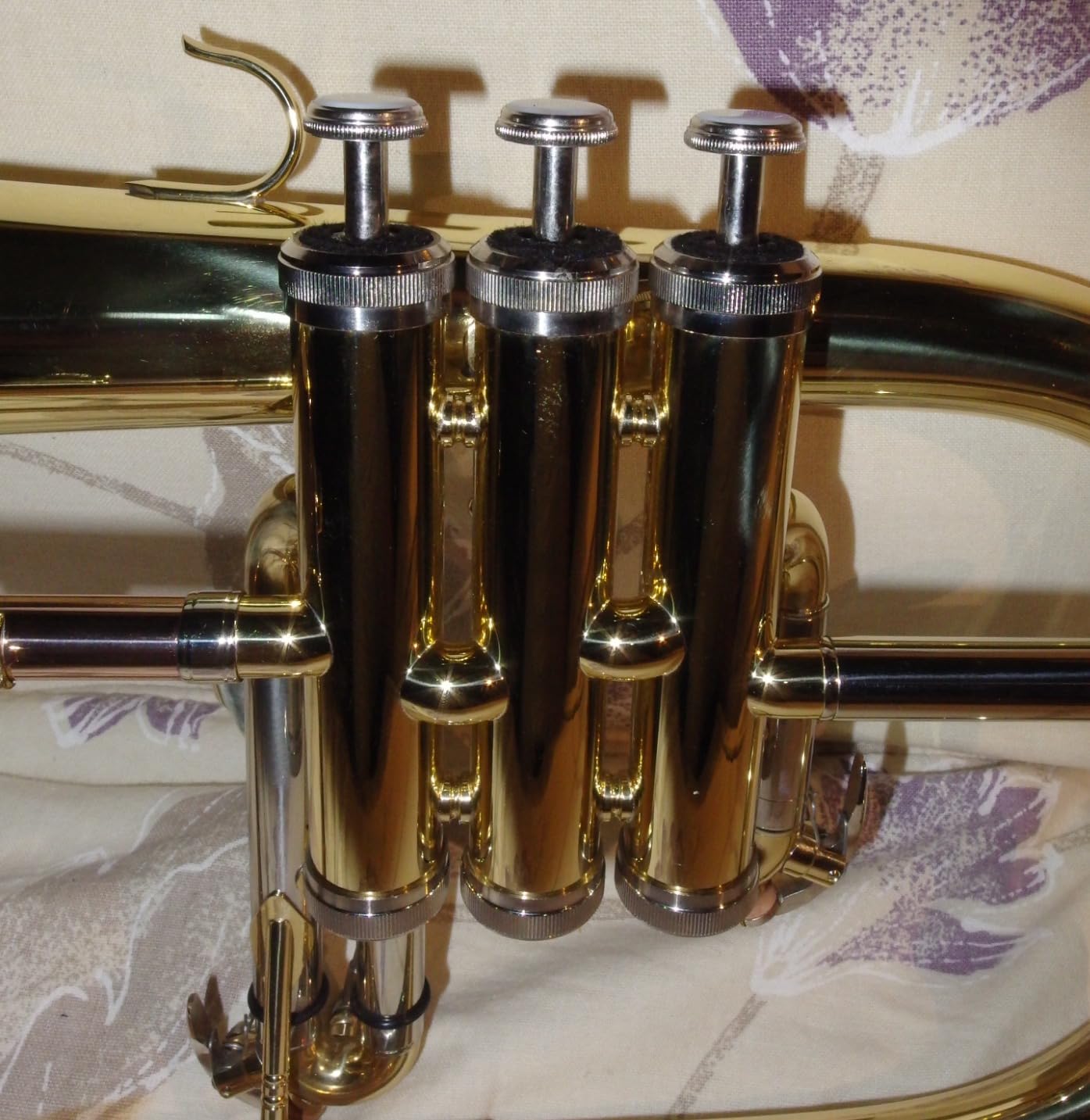 SFH-8336 brass flugelhorn 3 valve instrument with case flugel horn customer photo 1