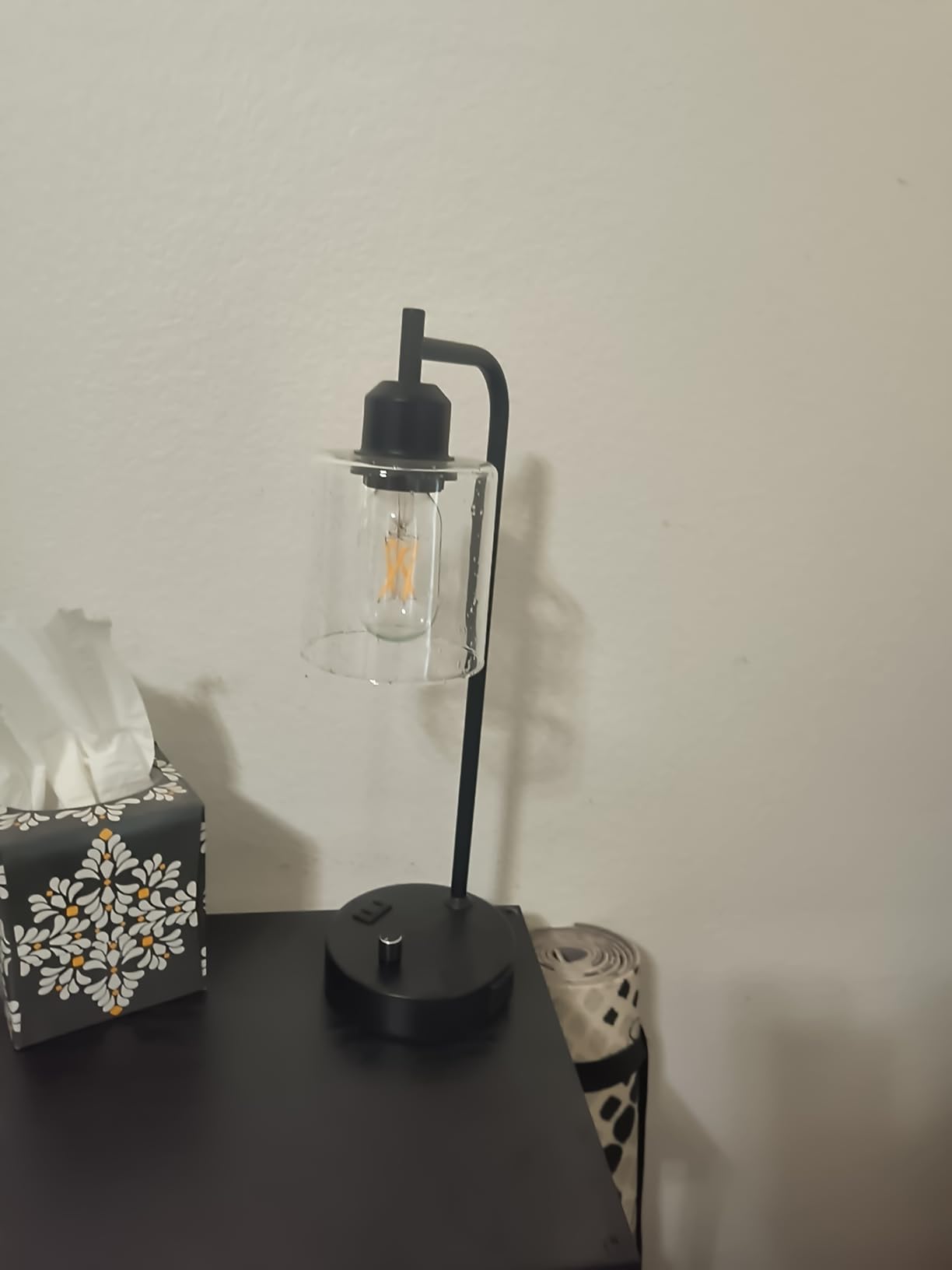 Industrial Bedside Lamps Set of 2, Fully Dimmable Desk Lamps for Bedroom customer photo 2