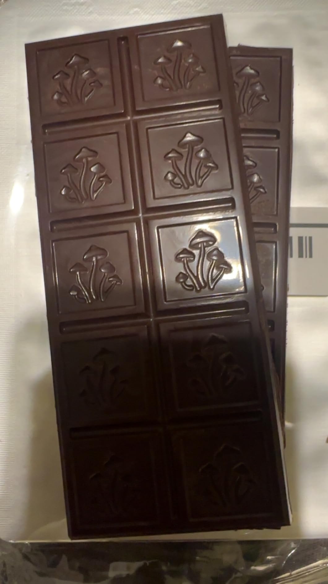 Polycarbonate Chocolate Bar Mold - Mushroom Symbol - 50mL 10 piece for Candy, Chocolate Bars, Baking PMUL1 customer photo 1