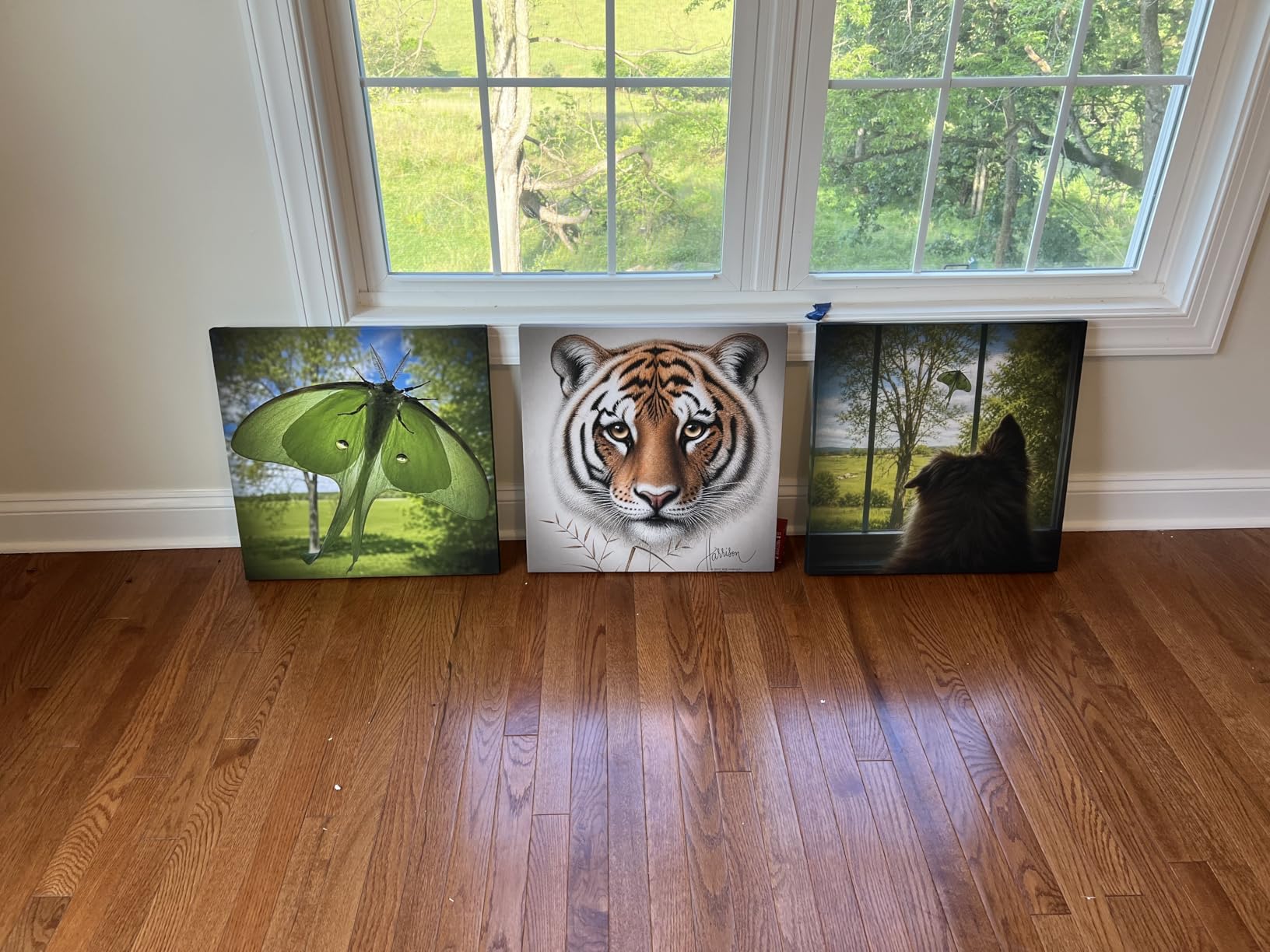 Custom Canvas Prints with Your Photos Framed Canvas Customized Wall Art Personalized Canvas Pictures for Pet/Family Gifts for Mom/Men/Women 8 x 10 customer photo 2