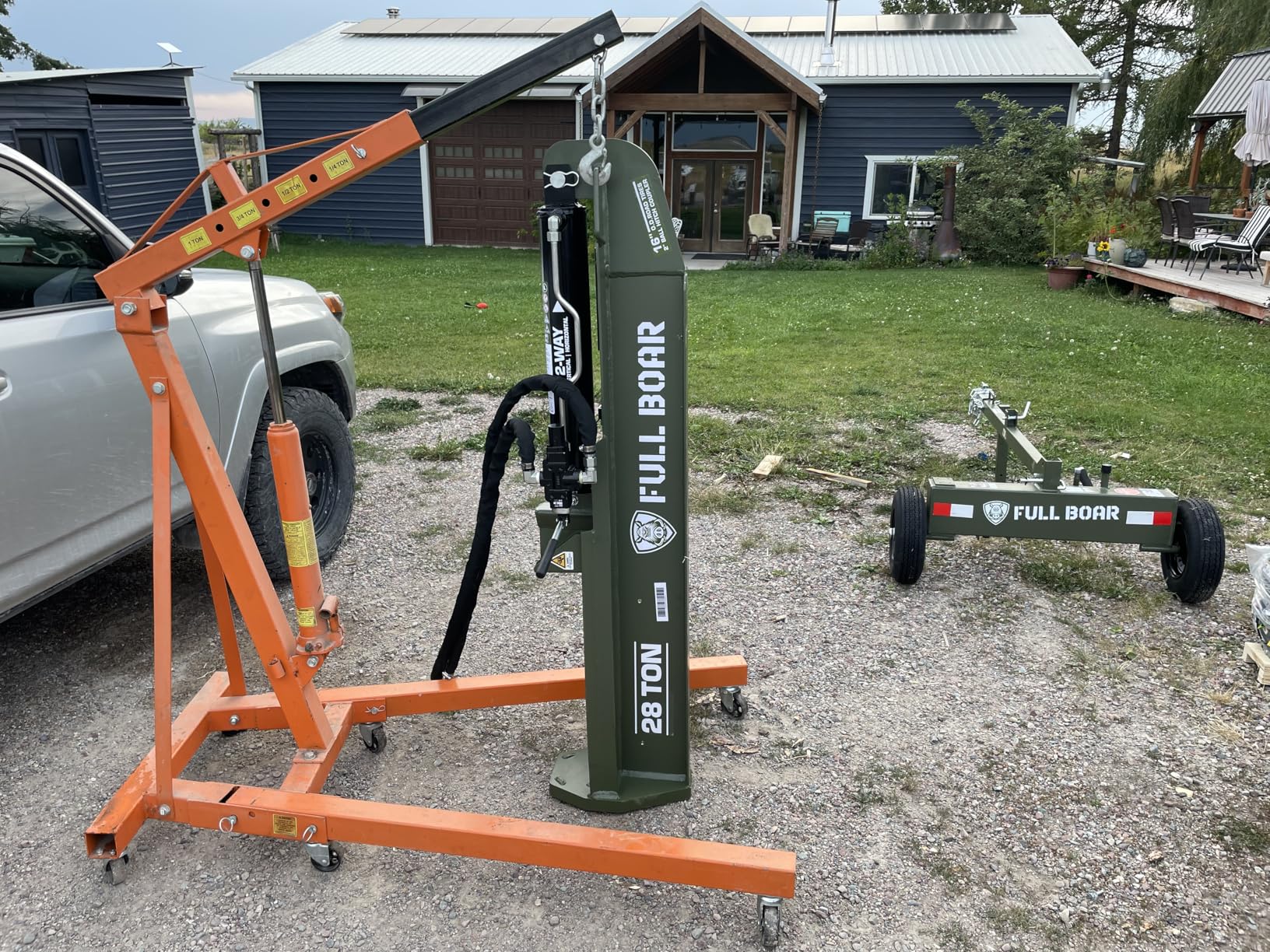 28 Ton Log Splitter-Full Boar Engine 212cc (49 State) customer photo 1