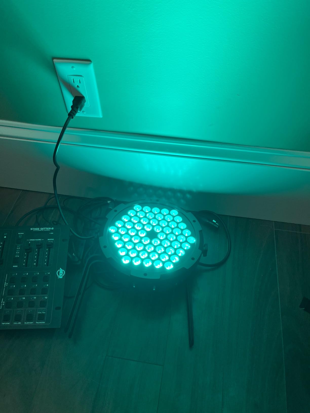 90W 60LED Dimmable Stage Par Light by Remote & DMX Control - 2Pack customer photo 1