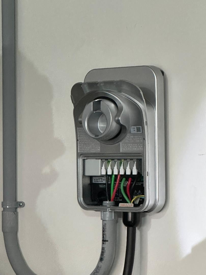 ChargePoint HomeFlex Level 2 EV Charger J1772 - Fast Smart Battery Power Charging at Home for Electric Automobile Vehicles - Hardwired, Adds Up to 37 Mi/Hr, WiFi App Control, 23-Ft Cable, Adjustable 16-50A customer photo 2