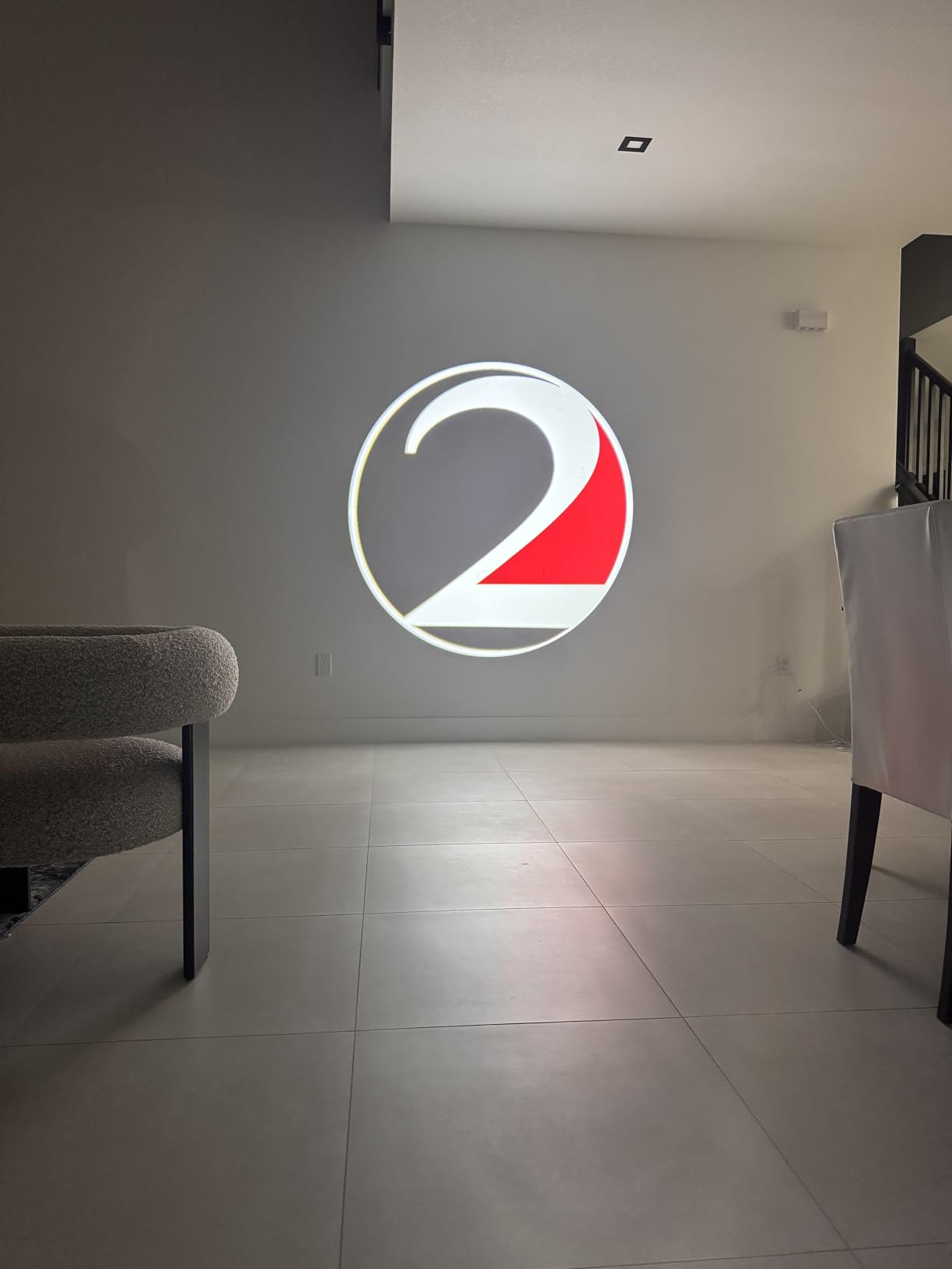 Logo Projector Lights Custom GOBO projectors for Store Business or wall Outdoor Waterproof ip67 HD led for Shop Advertising and Wedding customer photo 1