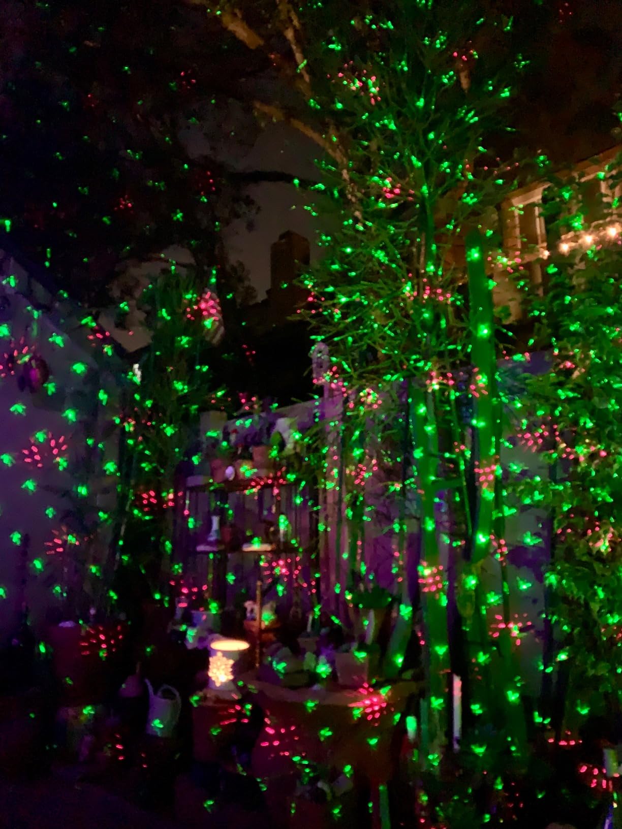 Star Shower Ultra 9 Outdoor Laser Light Show, AS SEEN ON TV, New 9 Unique Patterns, Showers Home w/Thousands of Lights, 3 Color Combinations, Motion or Still, Up to 3200 Sq Ft, Holiday Projector customer photo 1