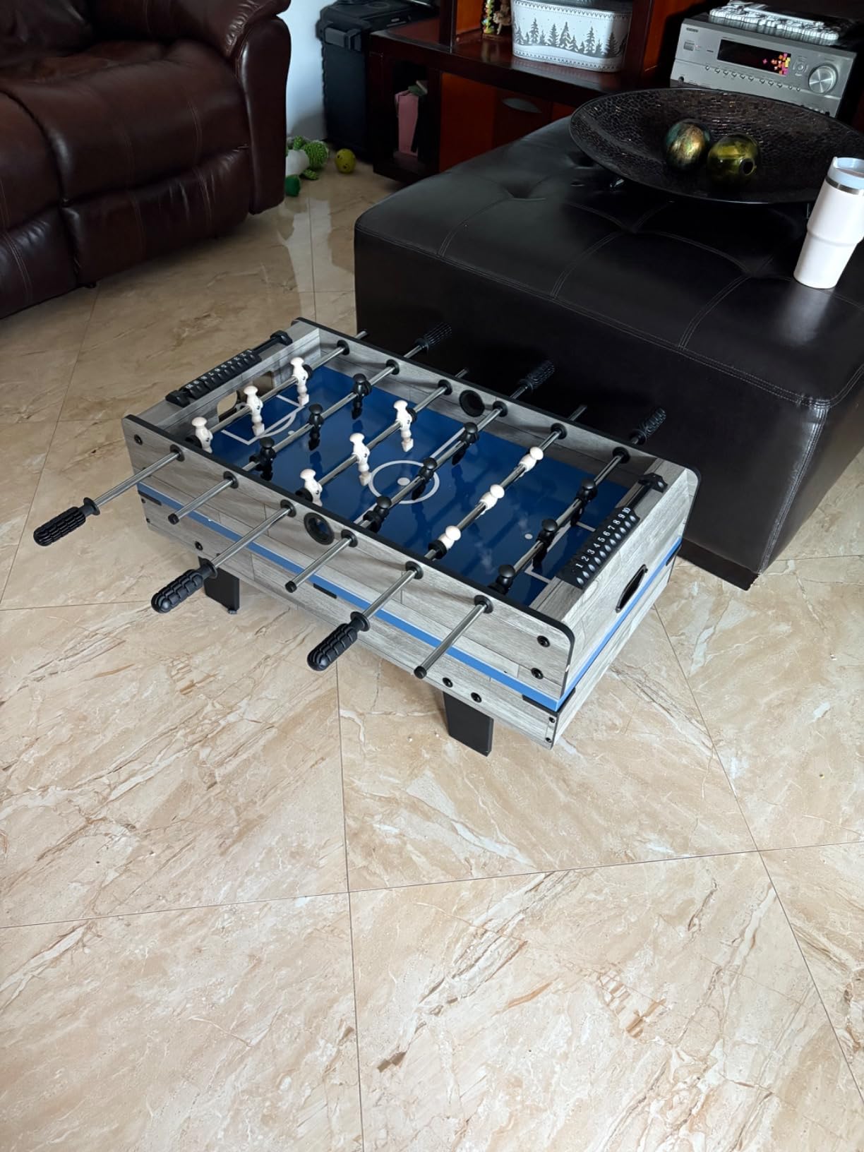 Best Choice Products 11-in-1 Kids Combo Game Table Set w/Ping Pong, Foosball, Air Hockey, Shuffleboard, Bowling, 5 Accessory Bags customer photo 2