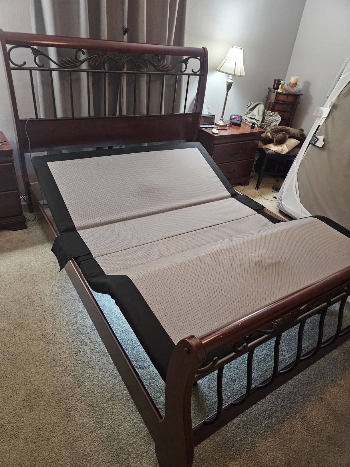 Tami Tami T600 Adjustable Bed Frame Split King Size with Remote & Massage - Syncable Electric Beds Bases, Zero Gravity, Dual Side USB, Nightlight, Quiet Motor, 5 Min Easy Assembly customer photo 1