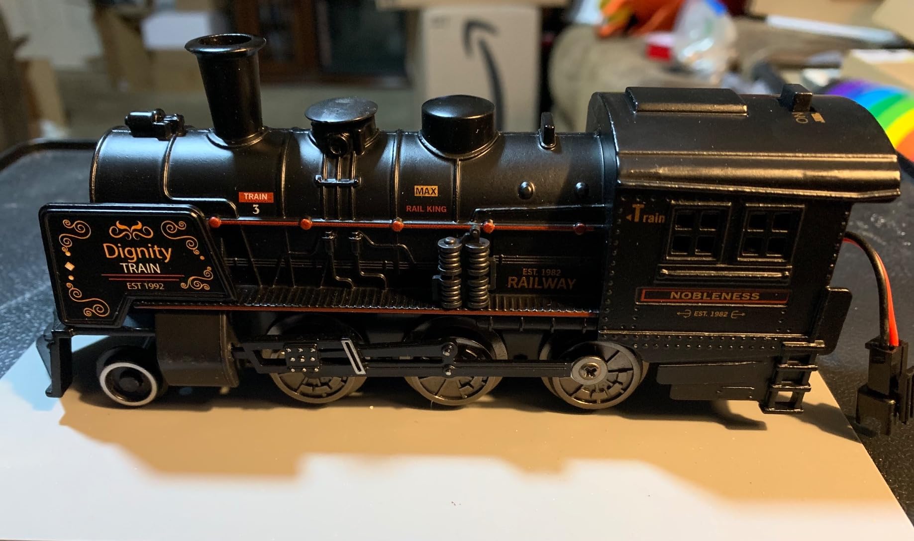 Hot Bee Train Set - Train Toys for Boys w/Smokes, Lights & Sound | 3 customer photo 1