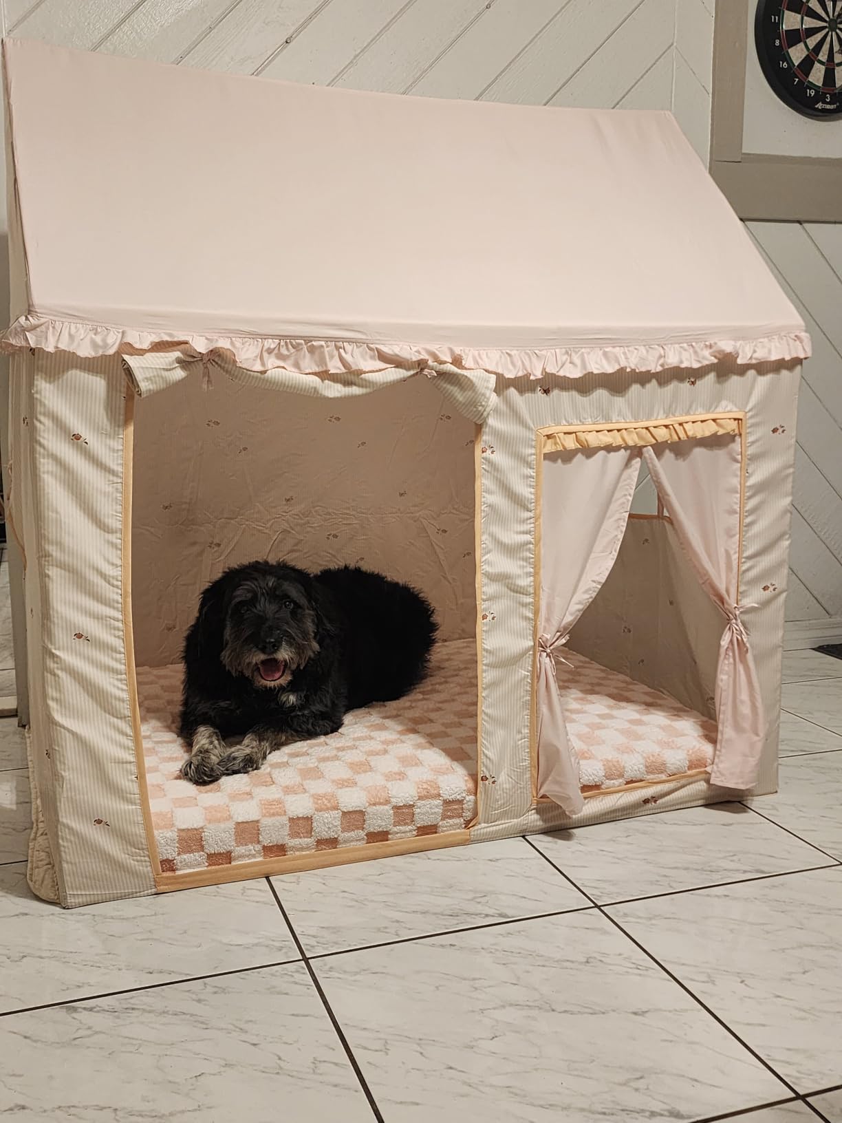 Tiny Land Kids Play Tent, Indoor Playhouse for Ages 3+, Large Reading Nook | Elegant Lace Design, Cozy Indoor Play Space, Complements Modern Playroom Décor, Ideal Gift For Girls & Boys customer photo 1