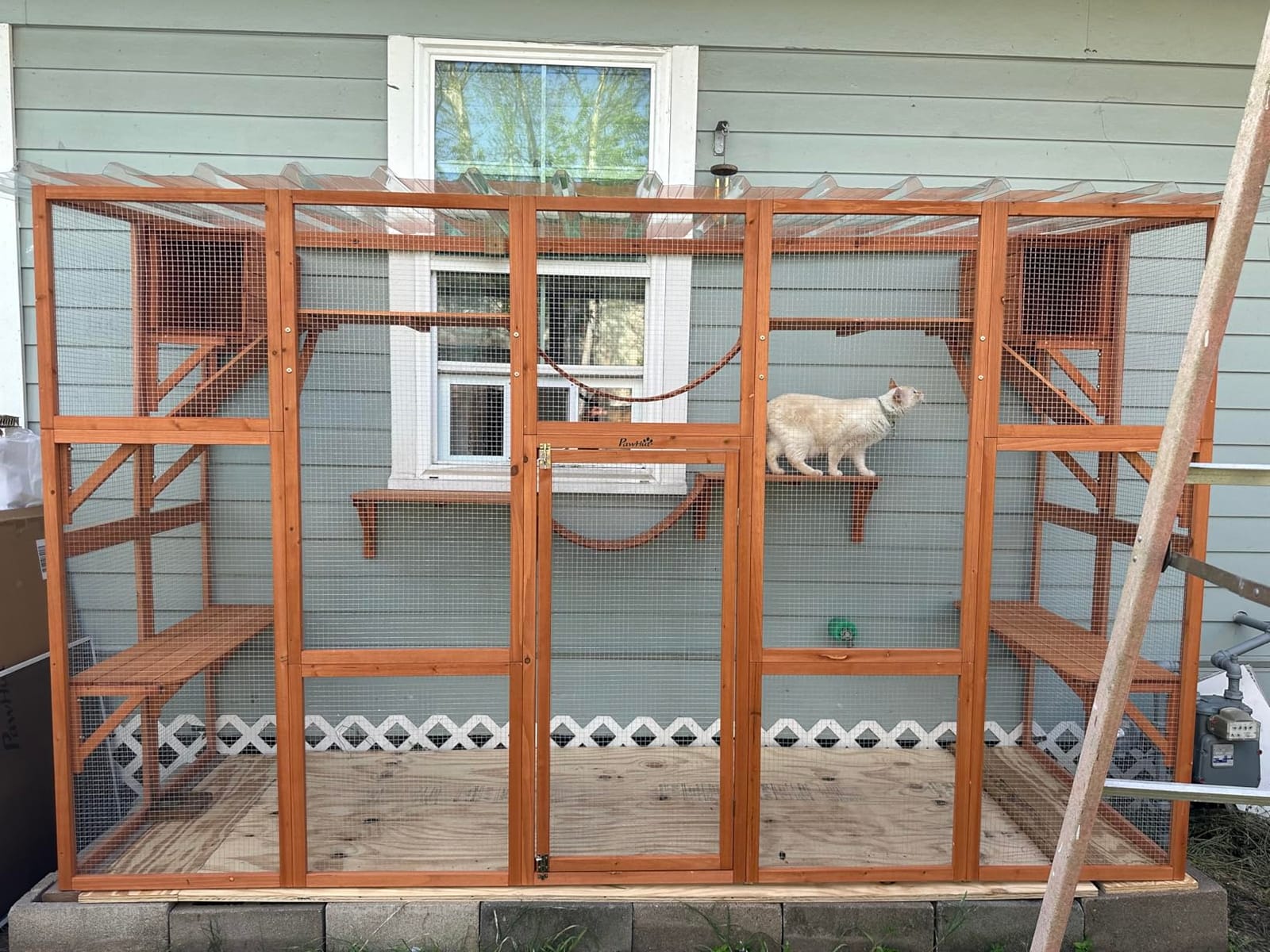 PawHut Catio Outdoor Cat Enclosure Window, 118