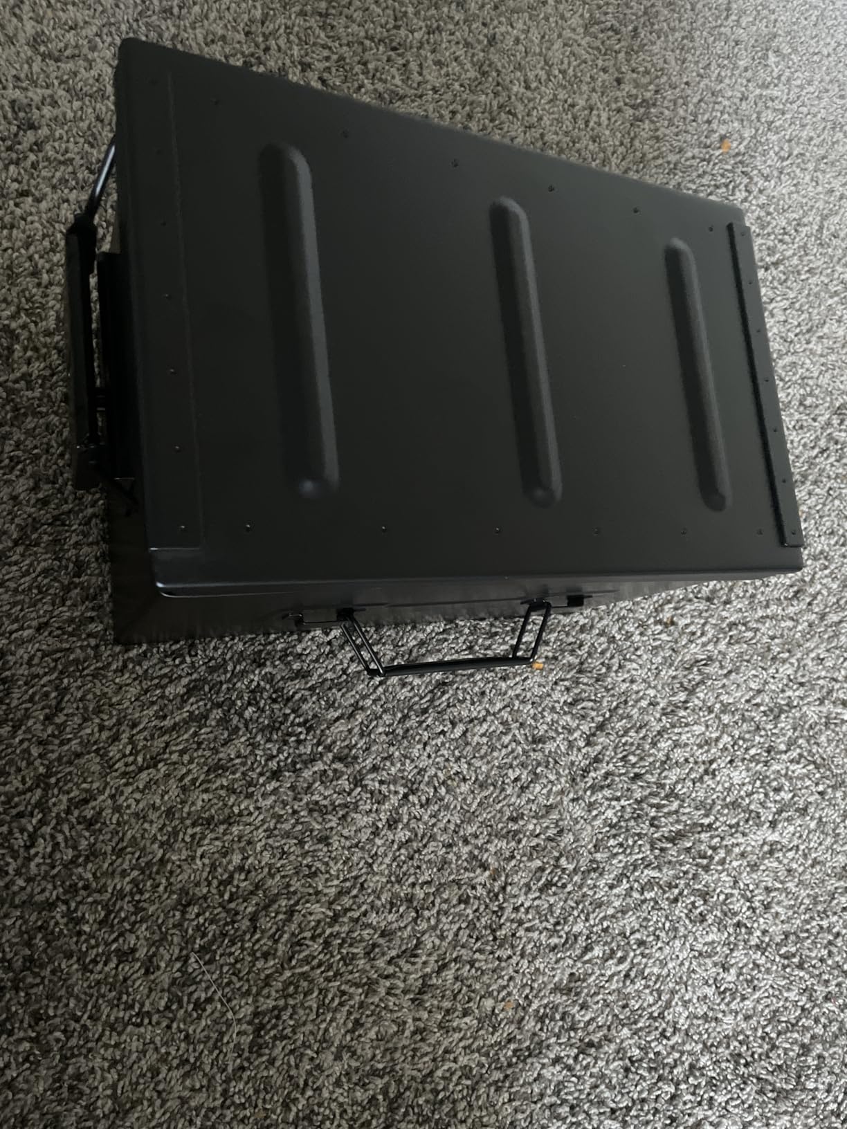 Reapr XL Ammo Box - Lockable Heavy Duty Steel Ammo Can for 9mm, 223, 50 Cal, Airtight Military Storage Case for Tools, Gear or Ammunition, Water Resistant Metal Footlocker Style Organizer customer photo 2