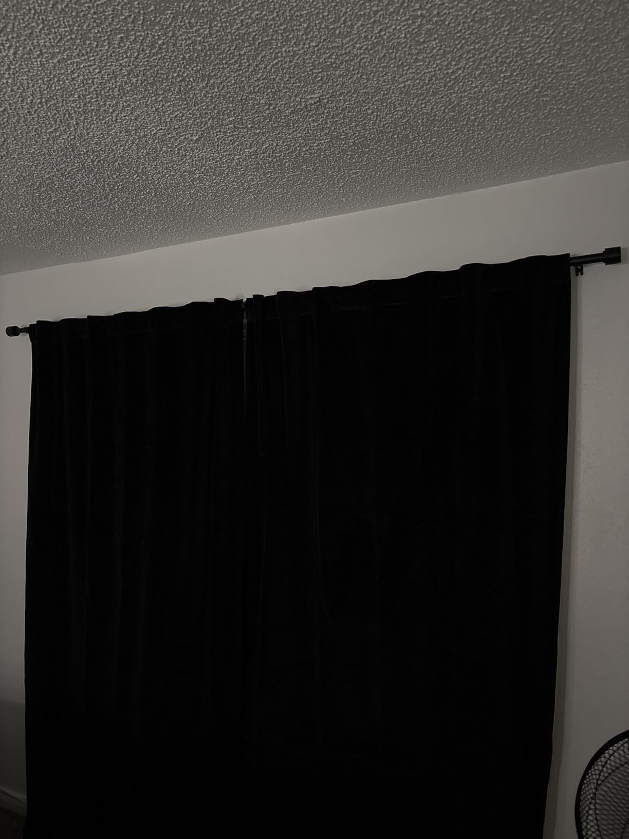 Joydeco Velvet Blackout Curtains 96 Inch Length 2 Panels, Black Out Curtains for Bedroom Living Room, Thermal Insulated Luxury Heavy Duty Drapes, Heat & Light Blocking, Back Tab & Rod Pocket customer photo 1