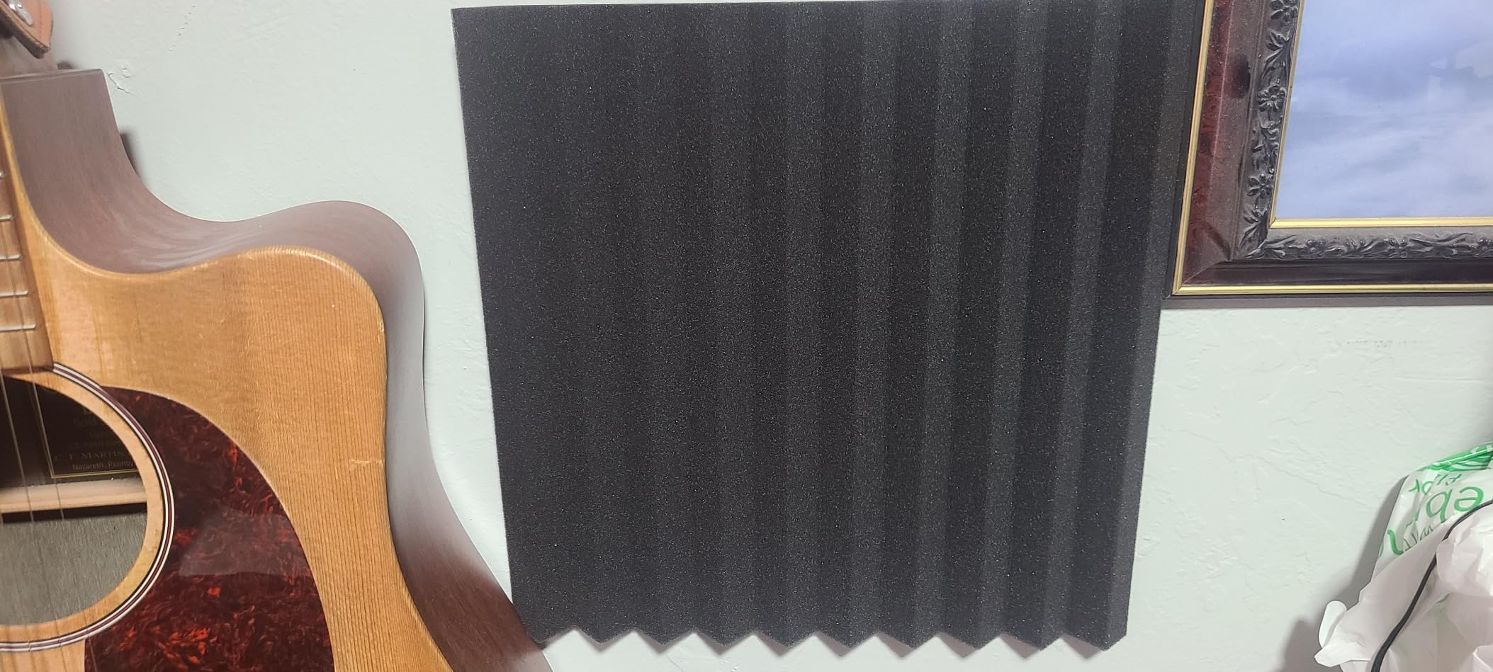Acoustic Foam Panels Sound Absorbing 12 Pack - 1