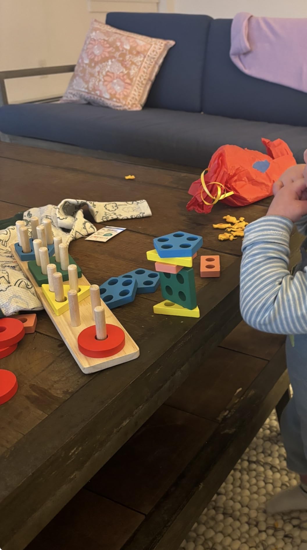 Montessori Toys for 1 2 3 Year Old Boy Girl, Toddler Learning Toys Gifts | Montessori Toy, Toddler Toy 2-3, Boy Girl Birthday Gifts, Wooden Block, Sensory Toy, Puzzle, Shape Sorter, Toddler Activities customer photo 2