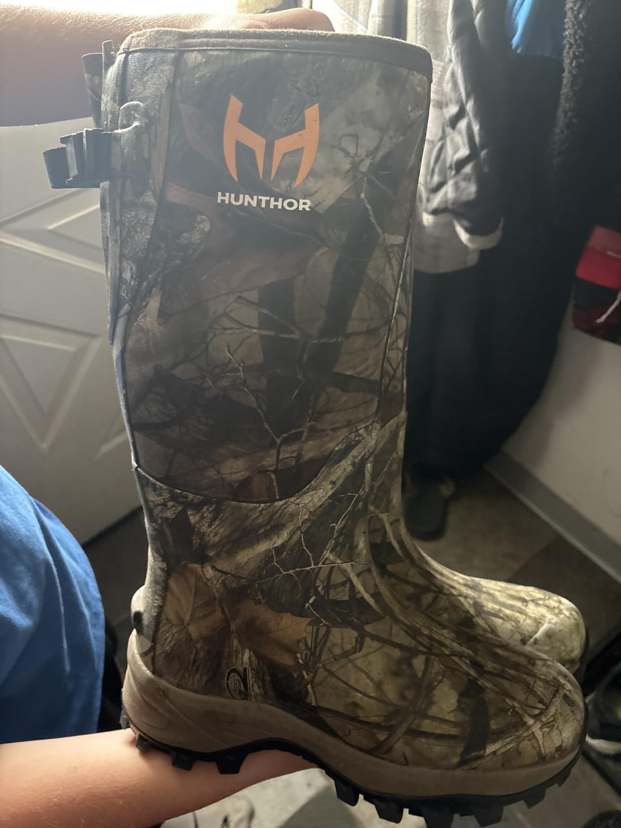 Hunting Boots for Men, Waterproof Insulated 6mm Neoprene Rubber Boots for Hunting and Outdoor Activities (Camo) customer photo 1