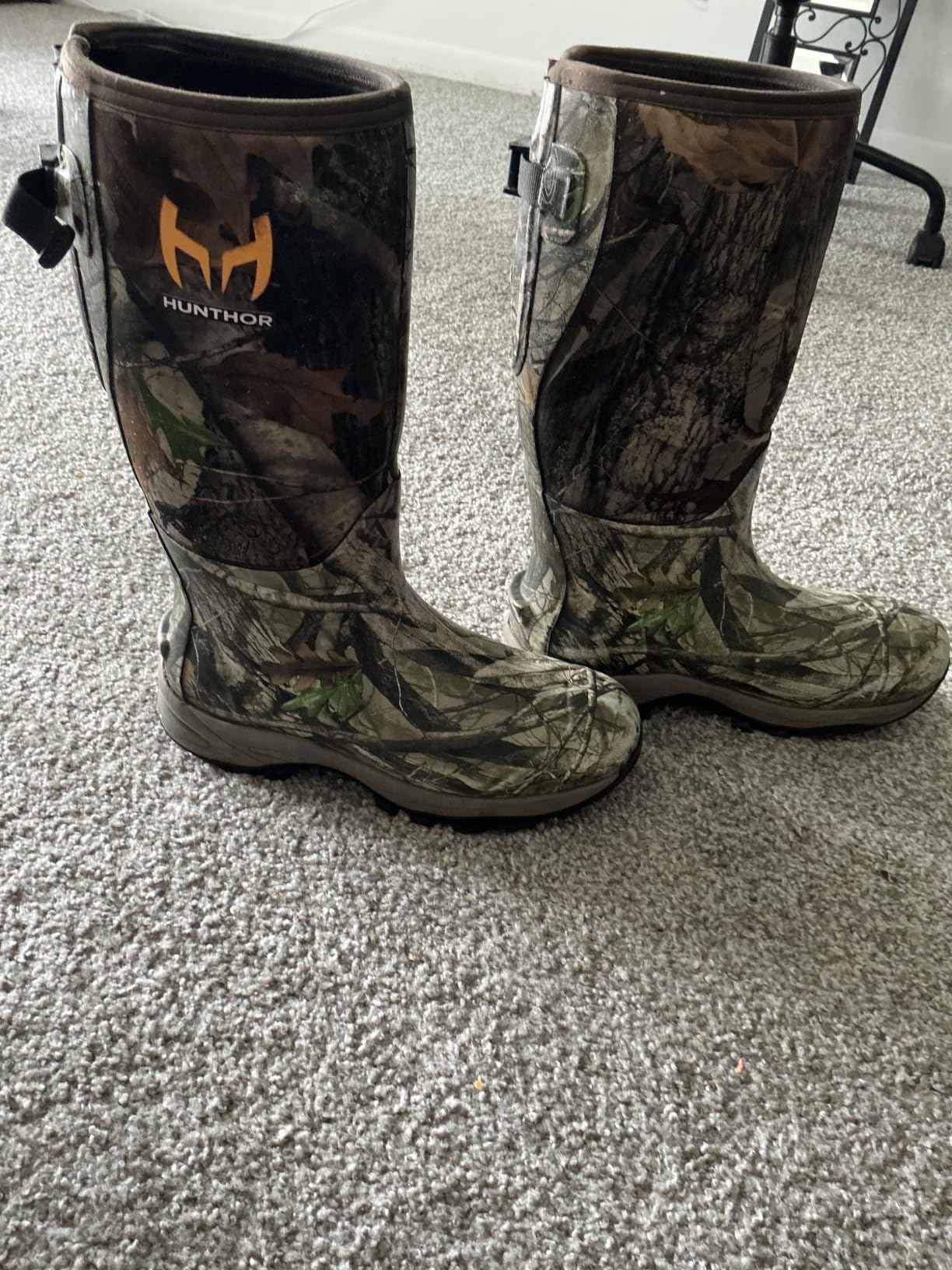 Hunting Boots for Men, Waterproof Insulated 6mm Neoprene Rubber Boots for Hunting and Outdoor Activities (Camo) customer photo 2