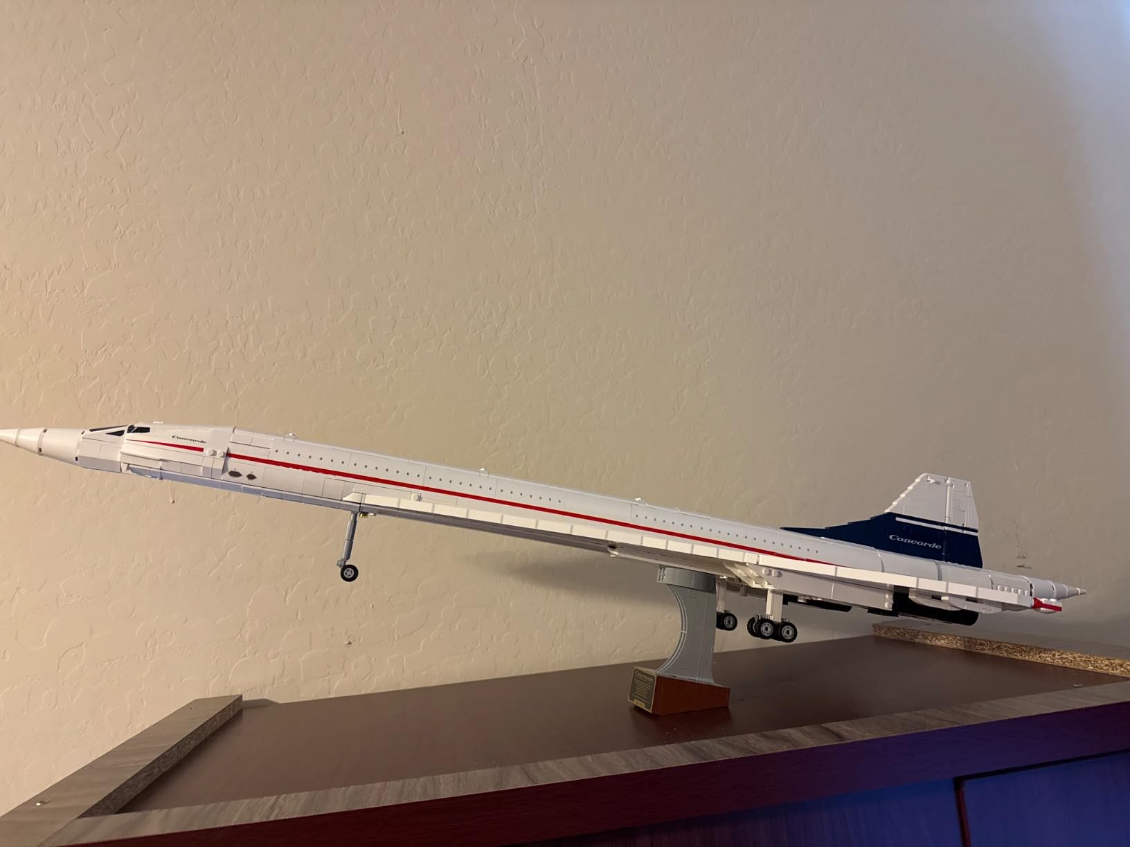 LEGO Icons Concorde Model Aircraft, Gift for Adults, Build a Replica Model of the World’s Most Famous Supersonic Commercial Passenger Plane with Authentic Details and Functional Pieces, 10318 customer photo 2