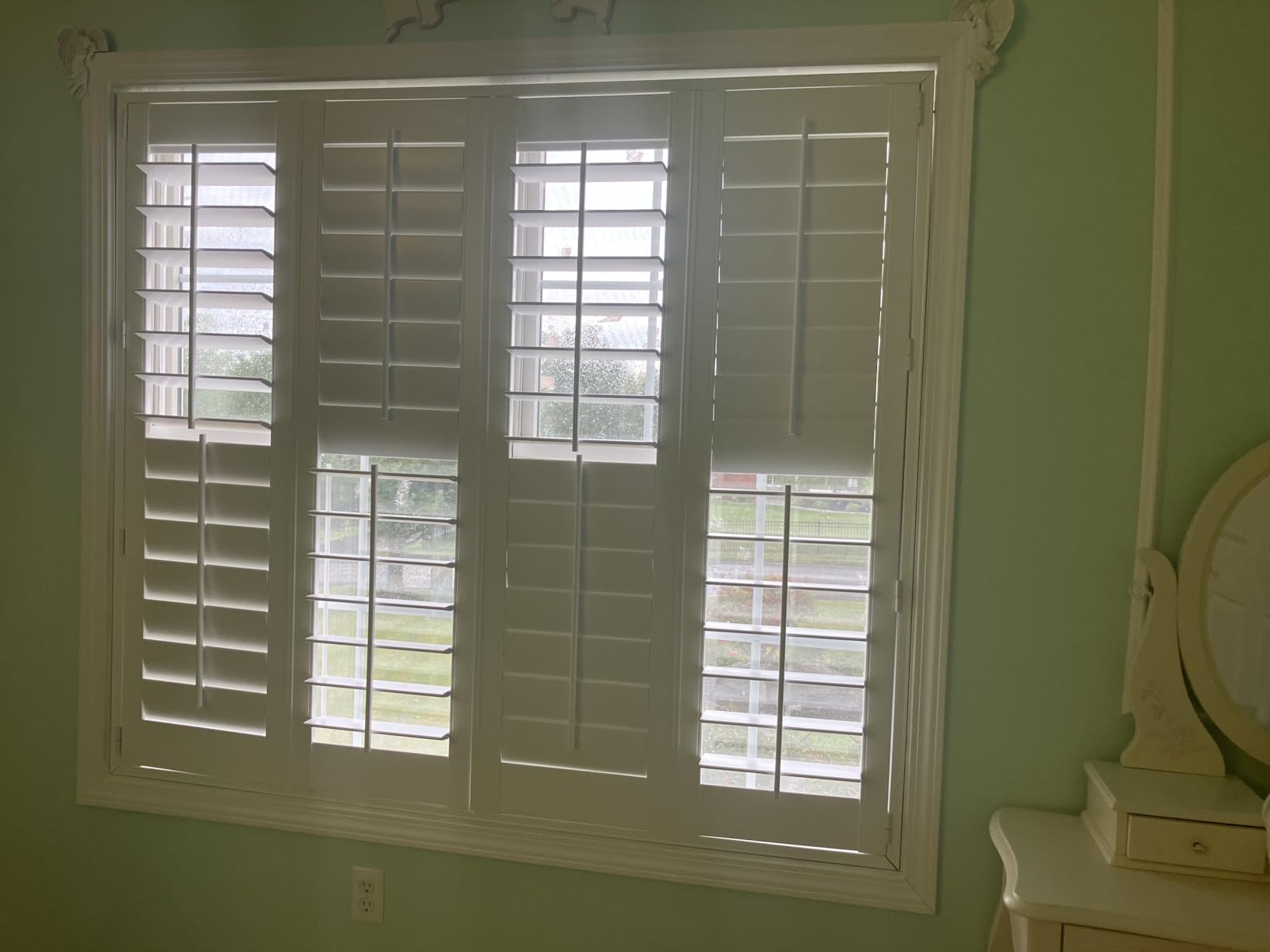 SHUTTER WORKS Plantation Shutters for Interior Windows | Indoor Shutters | Waterproof | Customizable Sizes | Plantation Blinds customer photo 2