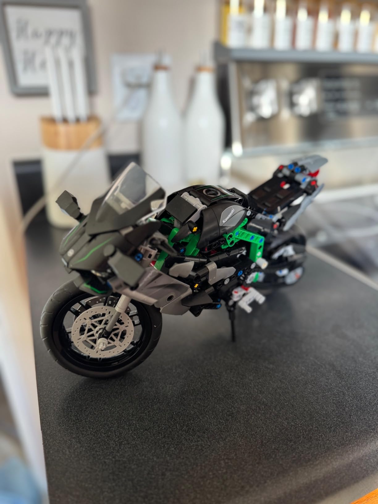 LEGO Technic Kawasaki Ninja H2R Motorcycle Toy - Building Toys for Kids, Boys & Girls, Ages 10+ - Kickstand for Display - Model Kit Birthday Gift - 42170 customer photo 2