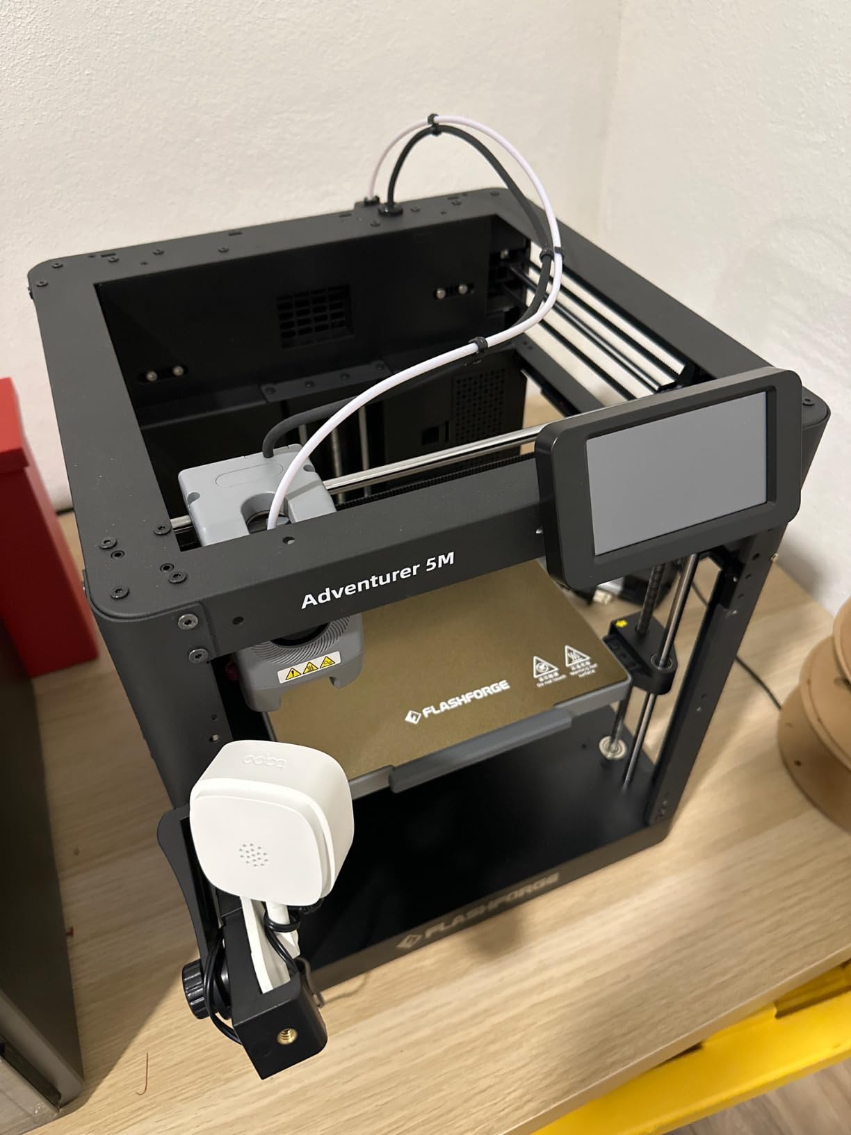 FLASHFORGE Adventurer 5M 3D Printer for Kids & Beginners, 220x220x220mm | 600mm/s Max Speed Core XY, One-Click Auto Leveling, 280°C Direct Extruder, 3s Quick Swap Nozzle, Dual-Sided PEI Platform customer photo 1