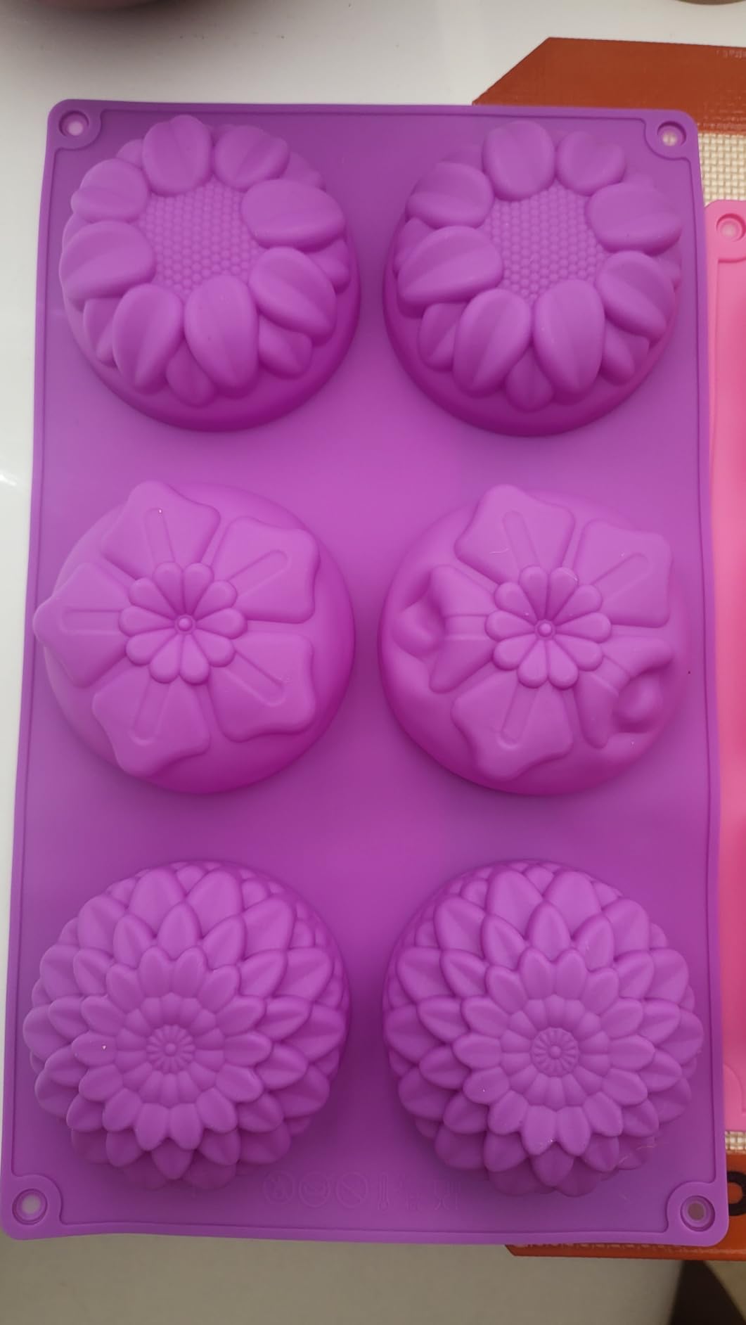 HKNMTT Chocolate Bar Molds Silicone Classic 4 Pack, Snap Candy Bars Making Mould Set, BPA Free Soy Candle Wax Melt Durable Mold Easy Release Non-Stick for Protein and Energy DIY Handmade Gifts customer photo 2