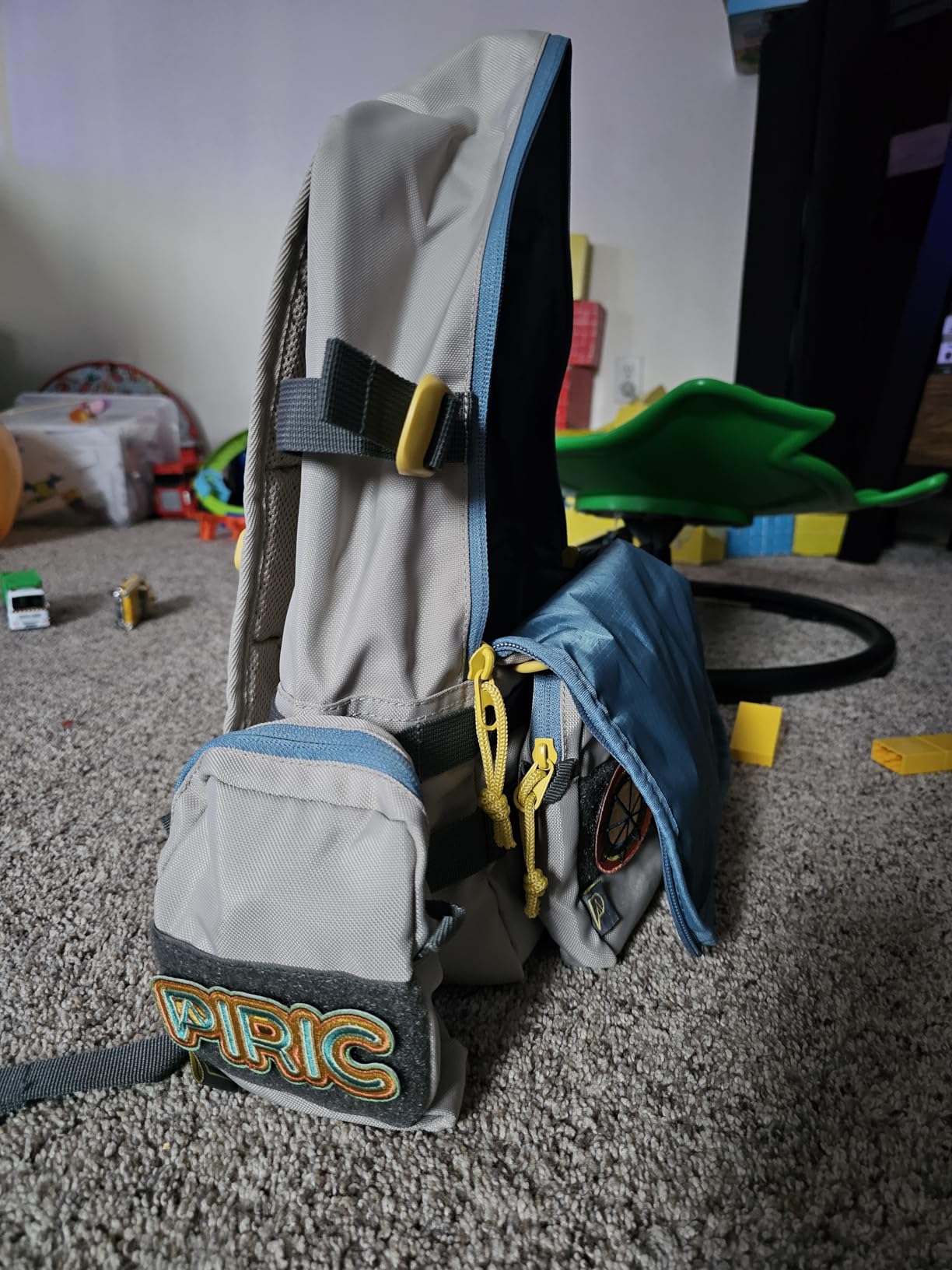 Atlas 16 Kids Backpack - Customizable Recycled Polyester Outdoor, School, & Travel Bag for Children Ages 5-12 (Soft Salmon | Astral Earth) customer photo 2