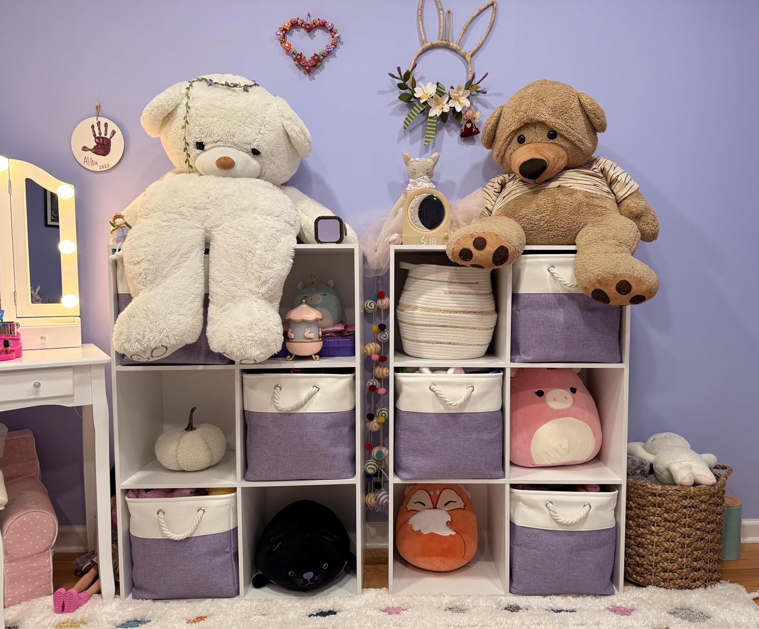 Best Choice Products 6-Cube Storage Organizer, 11in Shelf Opening, Bookcase, Display Shelf, Customizable w/ 3 Removable Back Panels - White customer photo 1