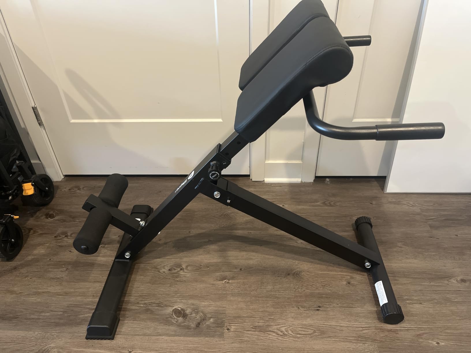 Lifepro SculptTrainer Roman Chair - 20+ Exercises, Foldable, 330 lb Cap | Hyperextension, hip thrusts, sit-ups & back extensions, 10 height positions, padded seat + dual rollers, alloy steel customer photo 2