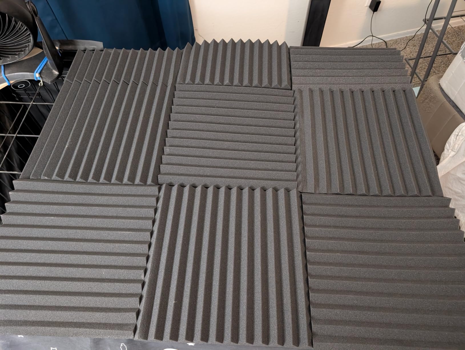 Focusound 52 Pack Acoustic Foam Panels 1