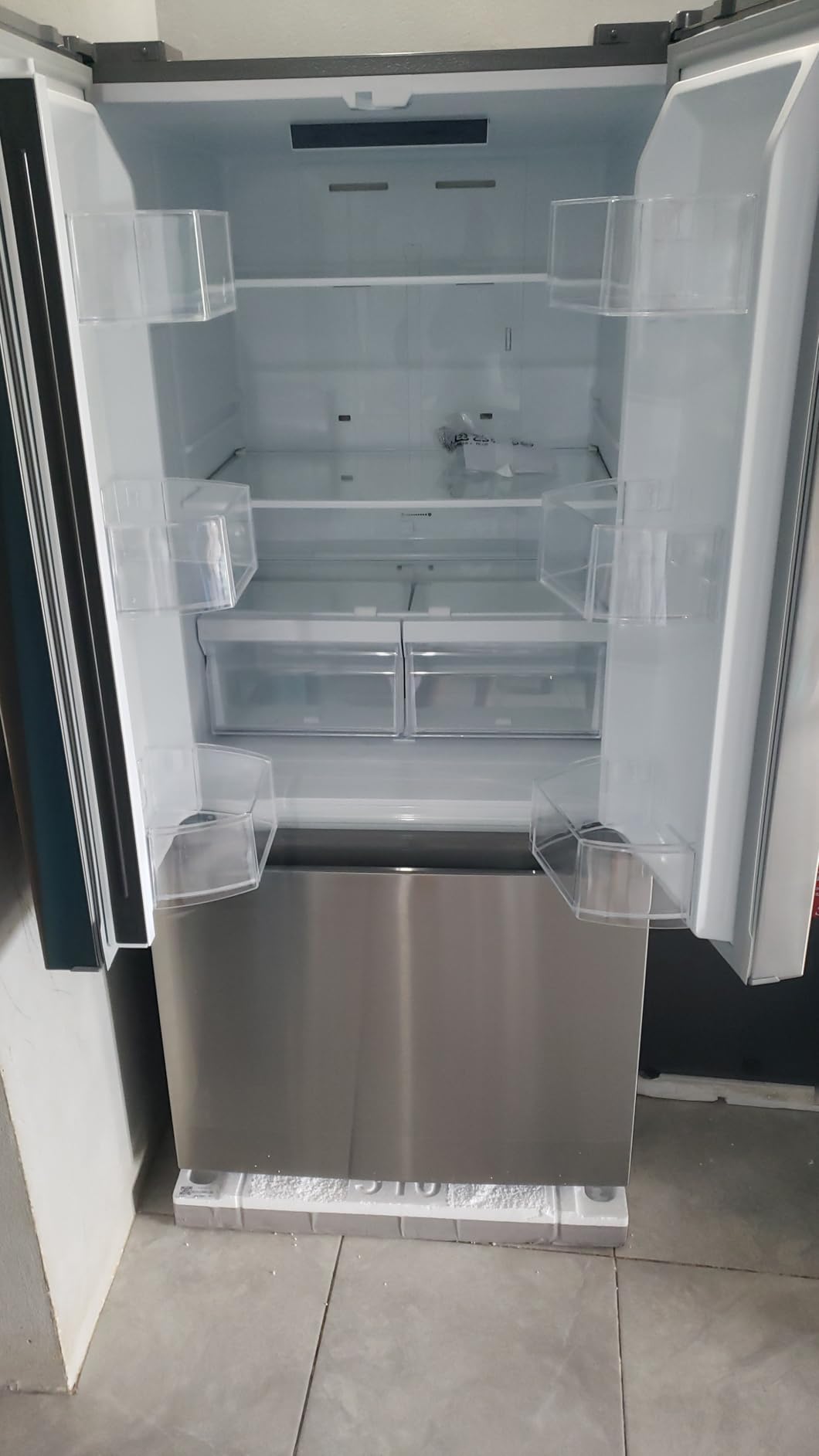 KoolMore 30-Inch 18.5 cu. ft. Counter Depth French Door Refrigerator with Three Doors and Deep Freezer in Stainless-Steel (KM-RERFDSS-18C) customer photo 1