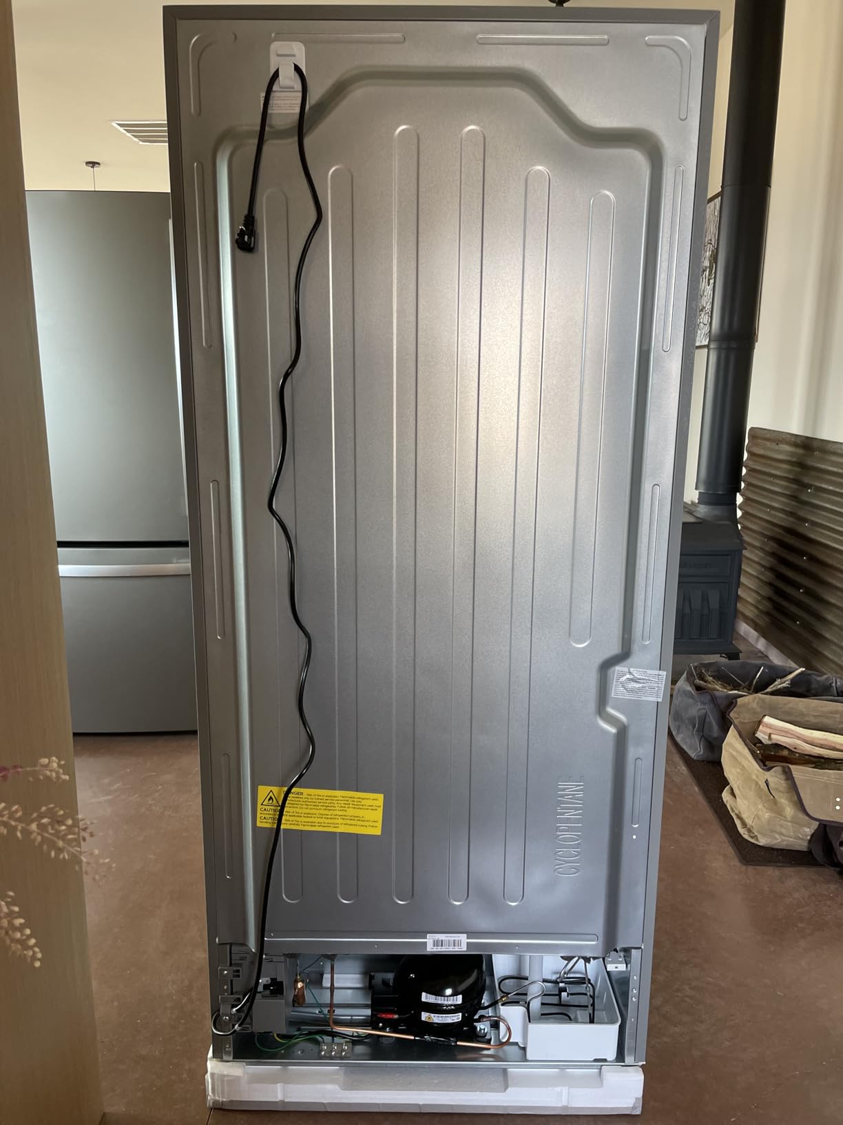 KoolMore 30-Inch 18.5 cu. ft. Counter Depth French Door Refrigerator with Three Doors and Deep Freezer in Stainless-Steel (KM-RERFDSS-18C) customer photo 2