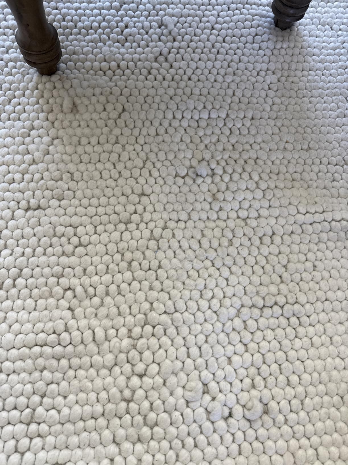 100% Wool Hand Woven Knit Popcorn Rug (5'x8' - Ivory) | Contemporary Area Rug for Living Room Bedroom Kitchen Hallway Entryway Farmhouse Decor customer photo 1